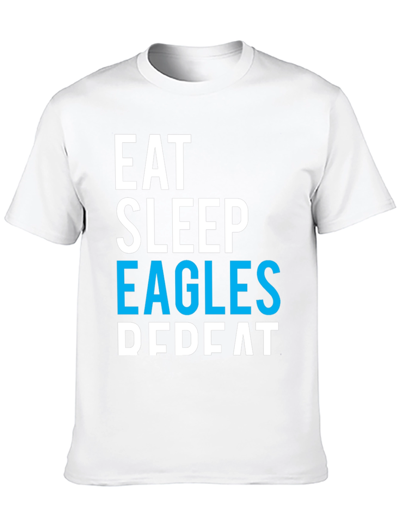 Eat Sleep Eagles Repeat T-Shirt - Fan Apparel