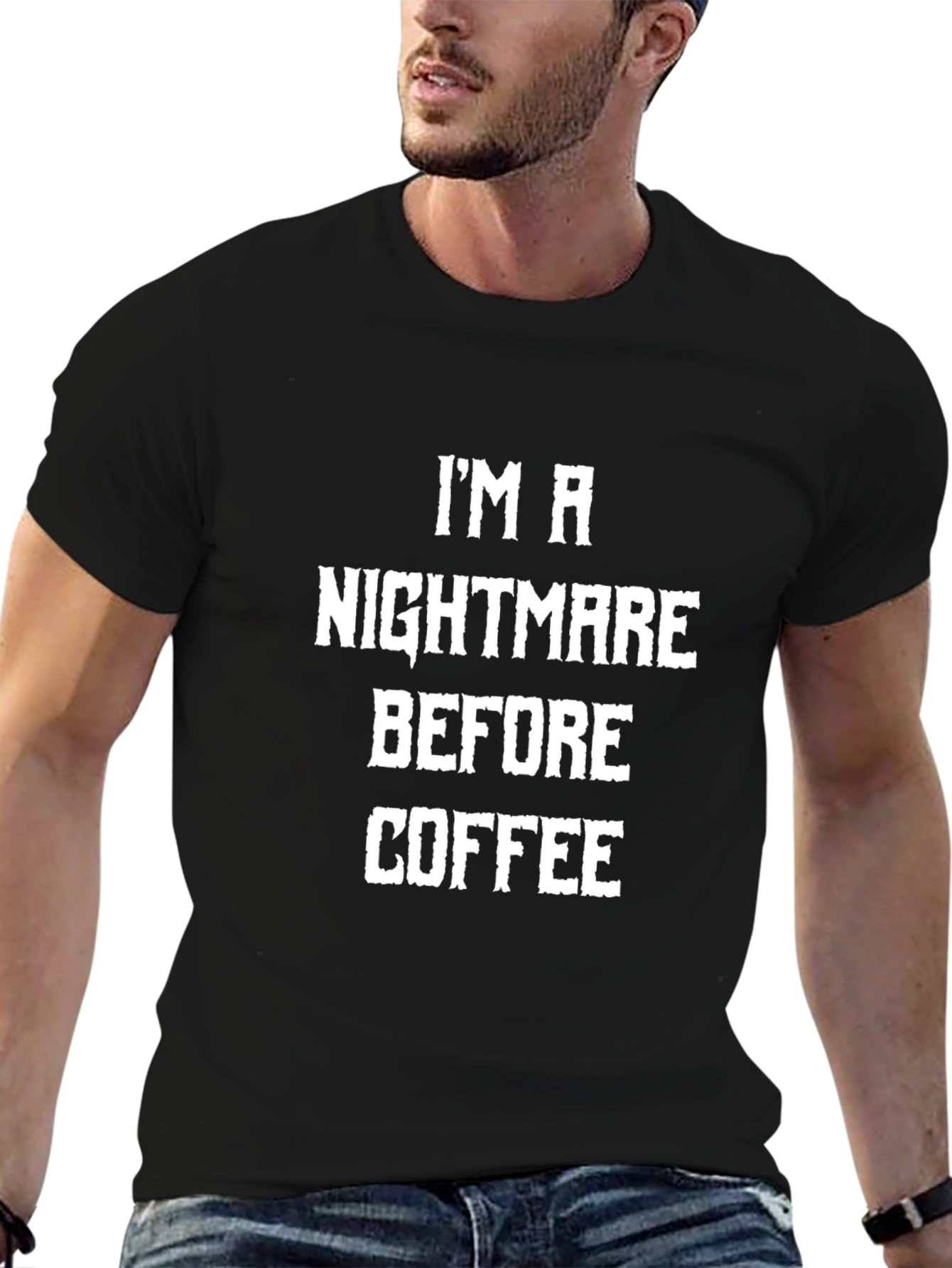 Nightmare Before Coffee Graphic T-Shirt