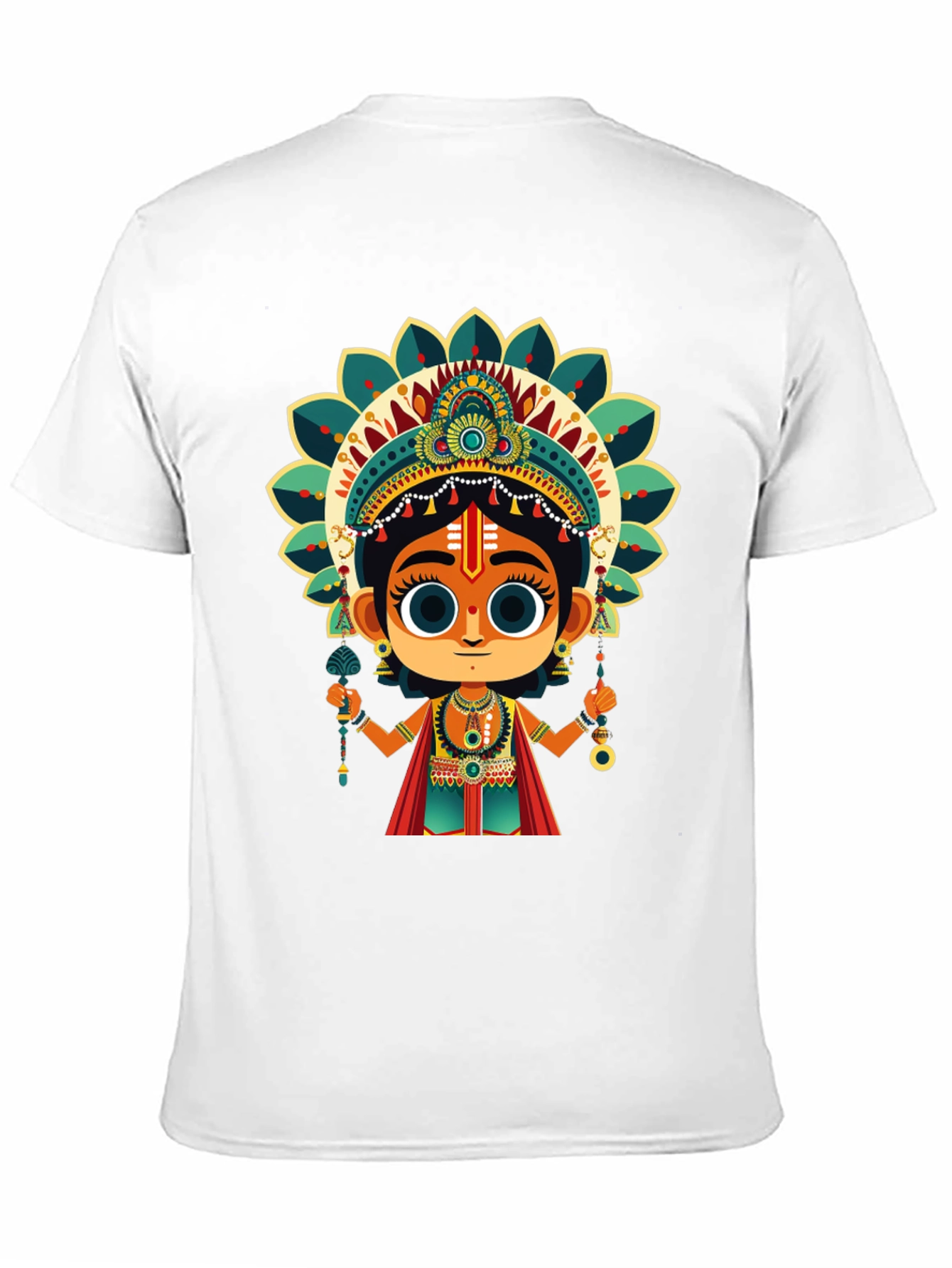 Krishna Graphic Tee - Spiritual Design