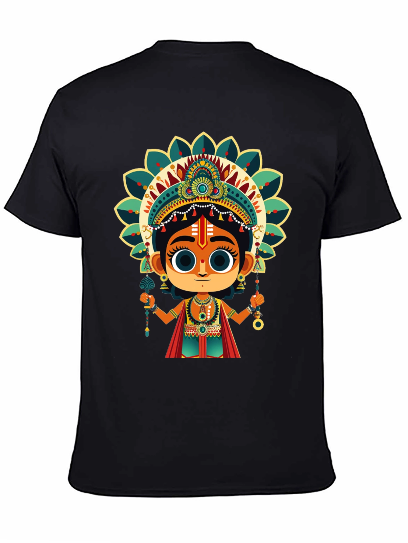 Krishna Graphic Tee - Spiritual Design
