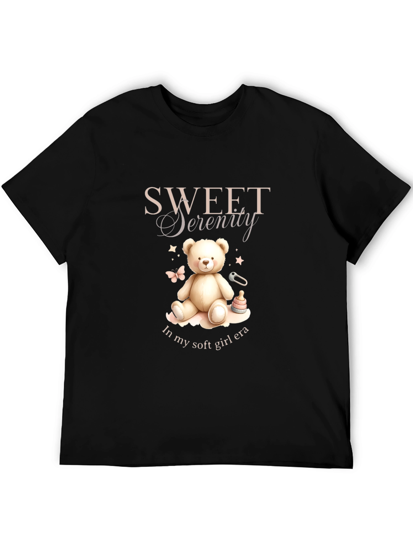 Sweet Serenity Bear T-Shirt - Soft Girl Era