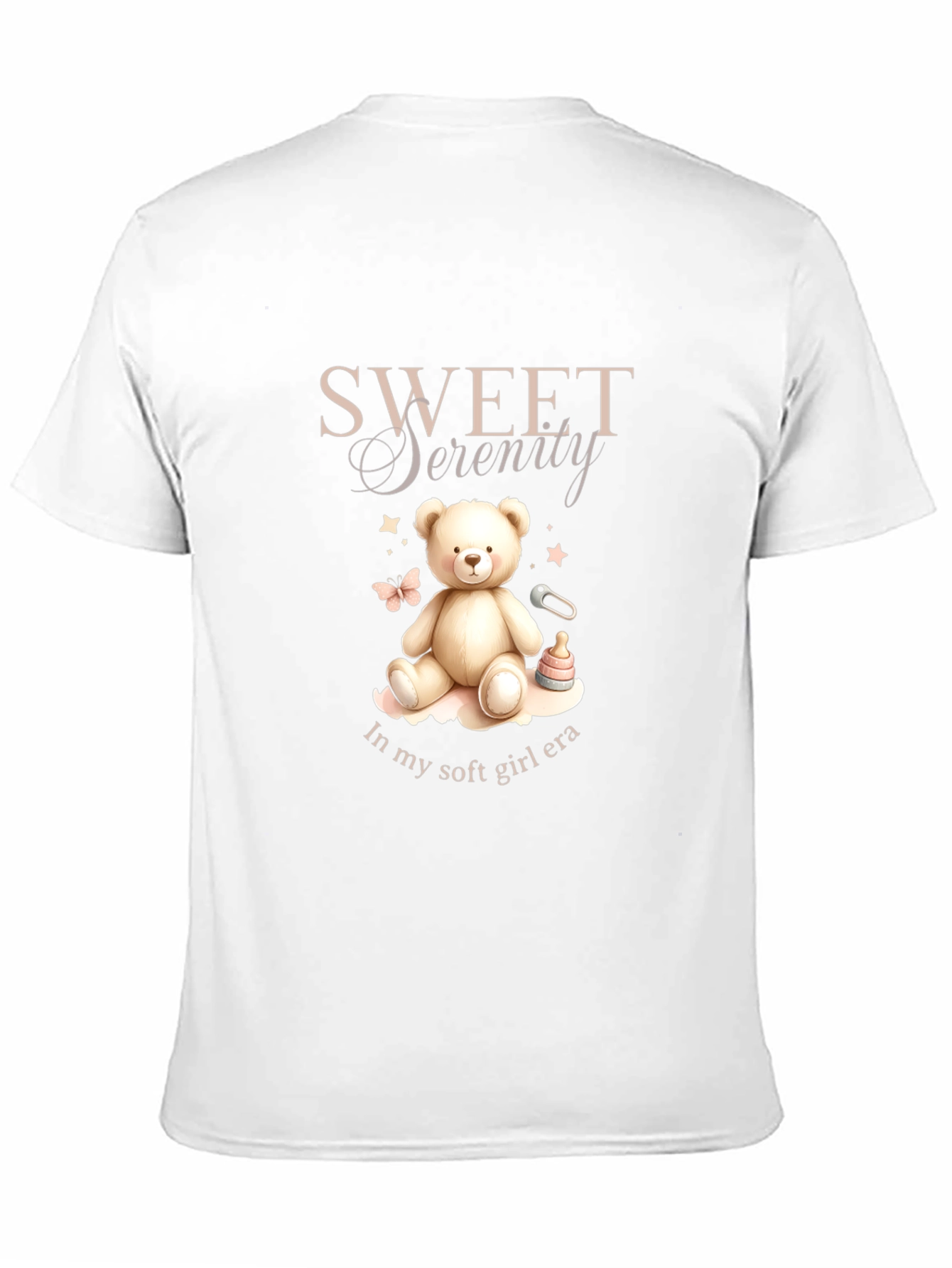 Sweet Serenity Bear T-Shirt - Soft Girl Era
