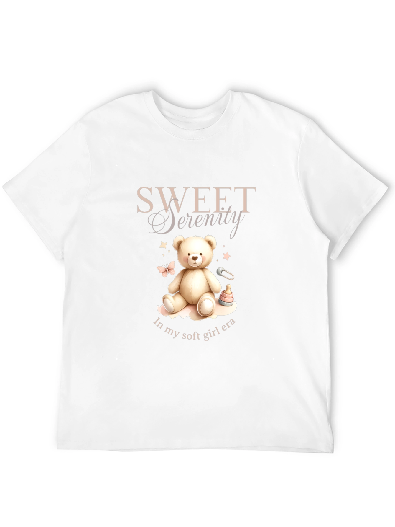 Sweet Serenity Bear T-Shirt - Soft Girl Era