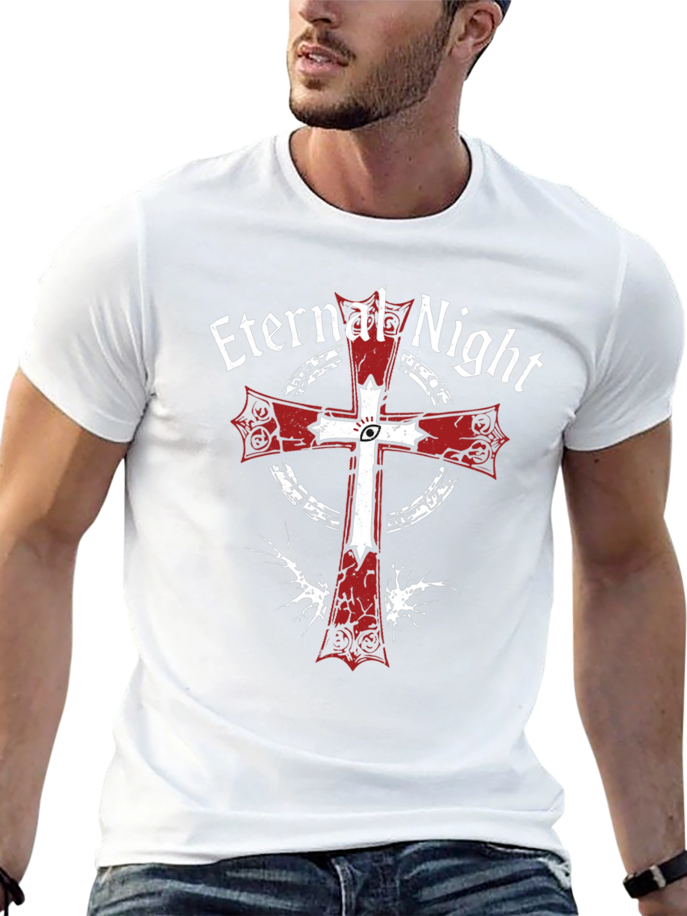 Eternal Night Templar T-Shirt - Gothic Design