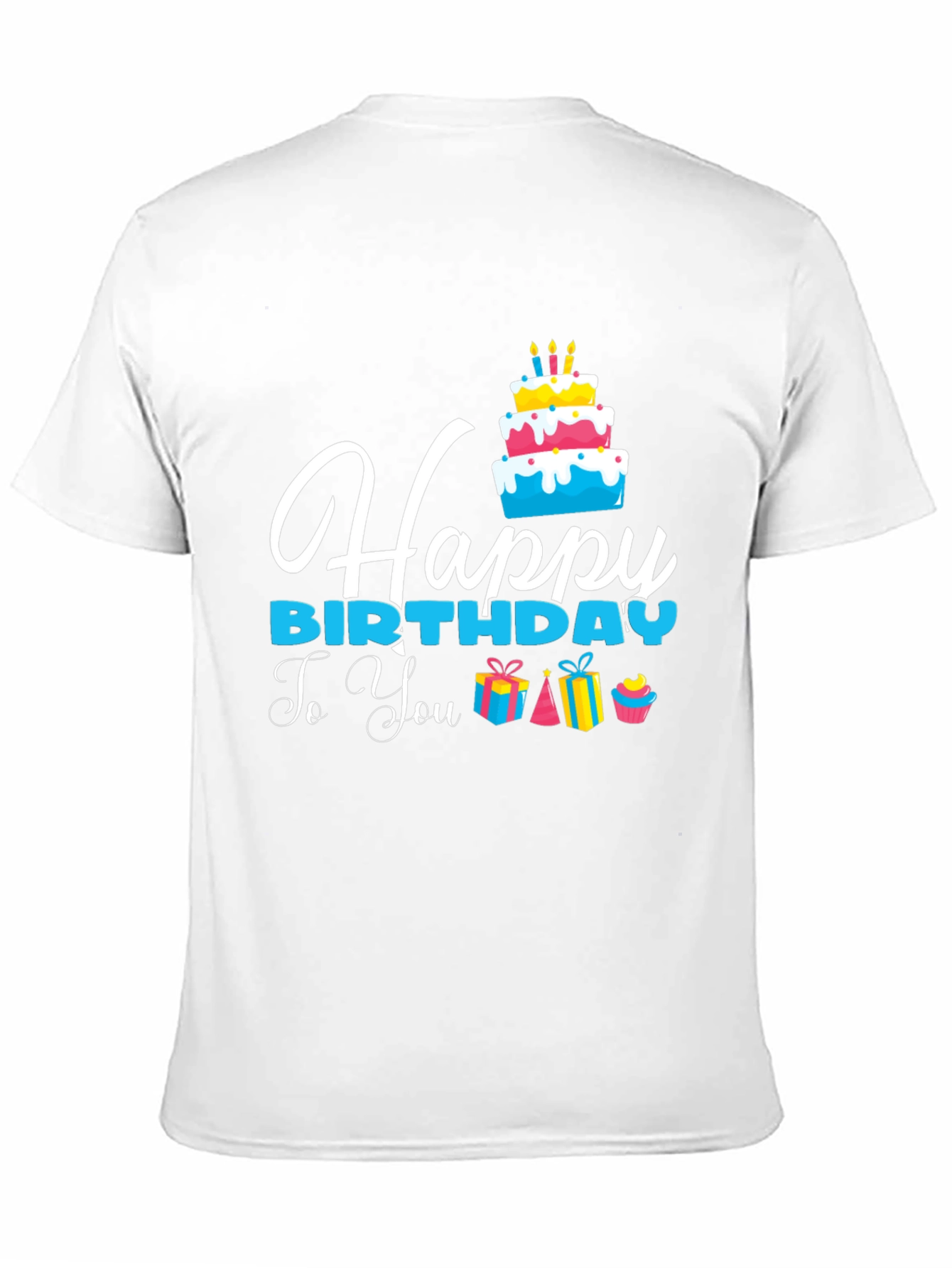Happy Birthday Graphic T-Shirt - Black