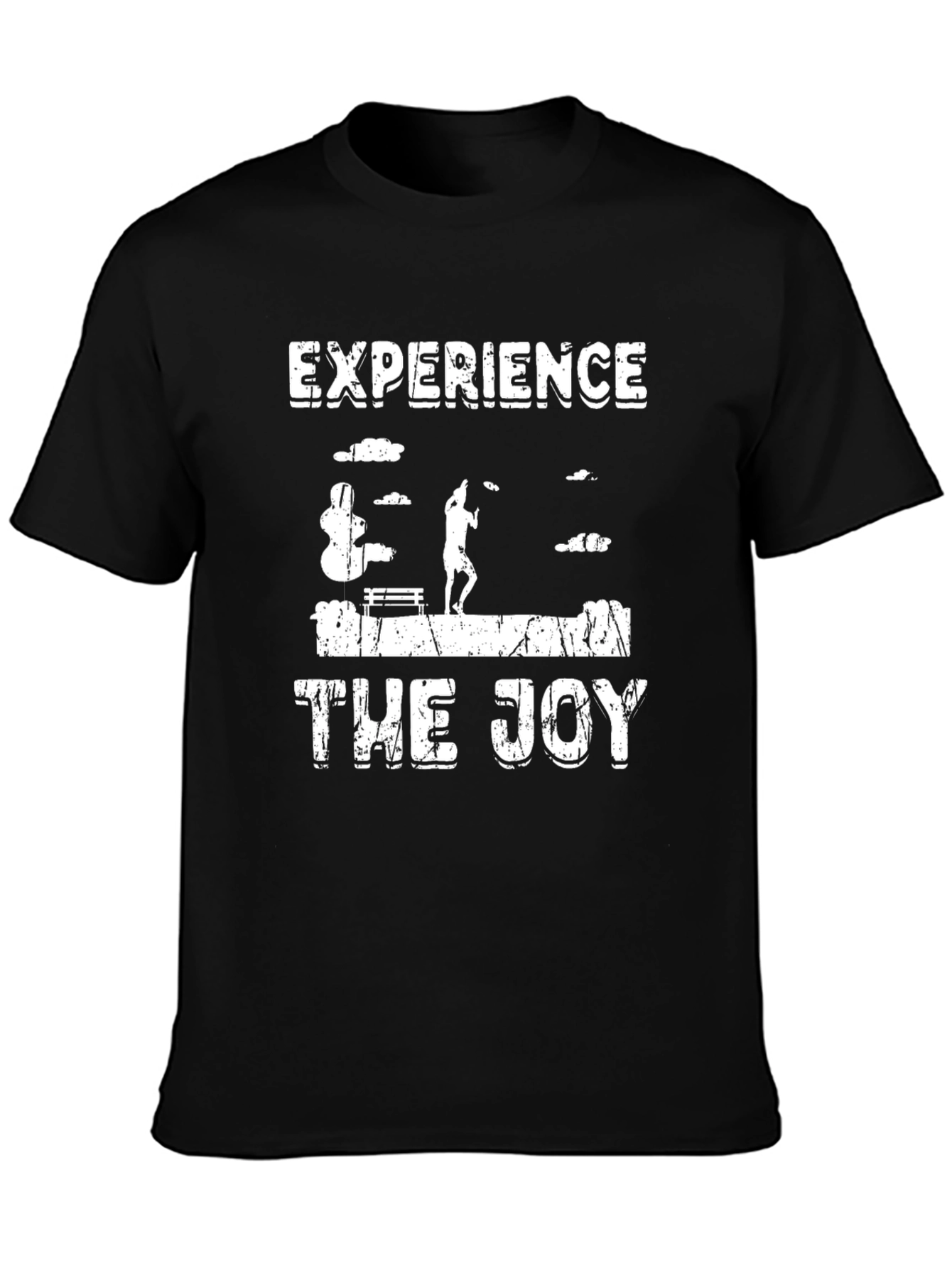 Experience The Joy Graphic Tee - Black