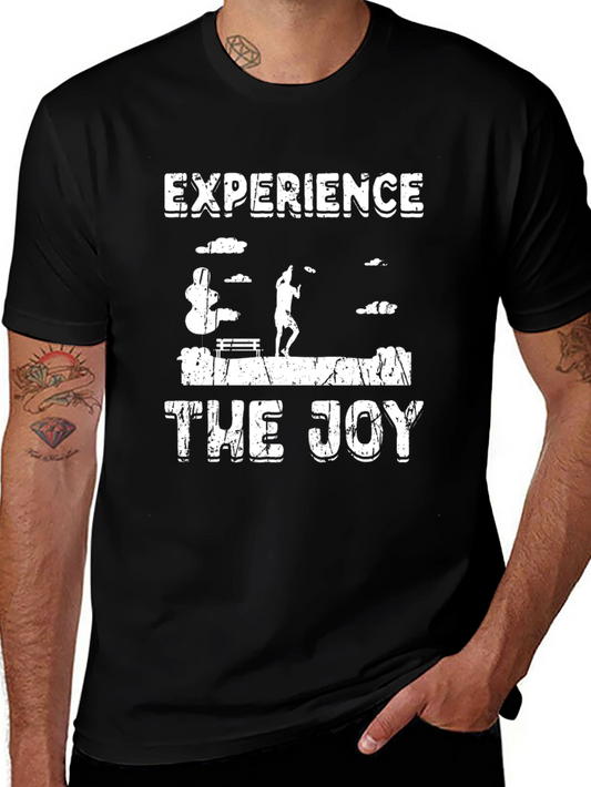 Experience The Joy Graphic Tee - Black