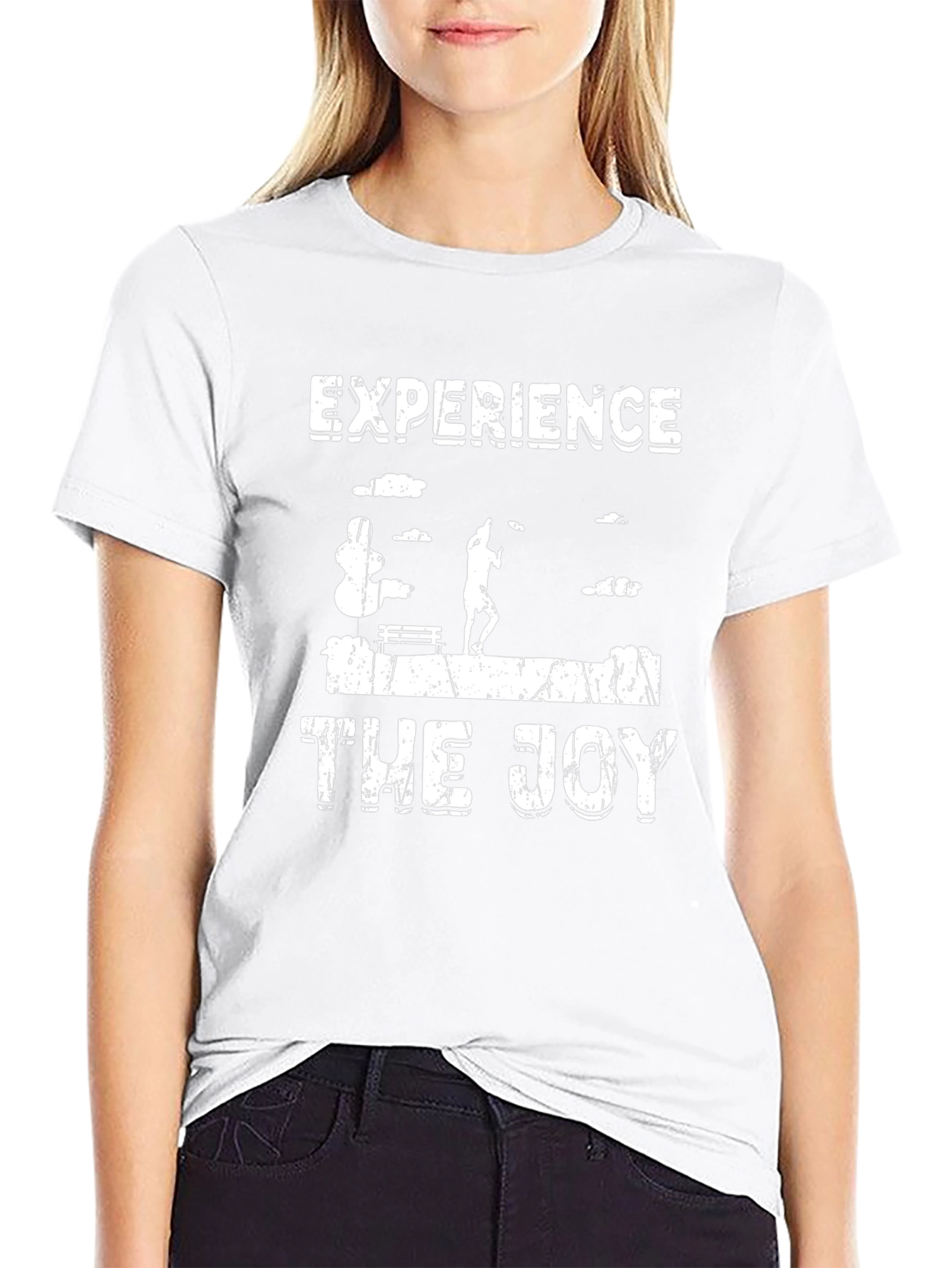 Experience The Joy Graphic Tee - Black