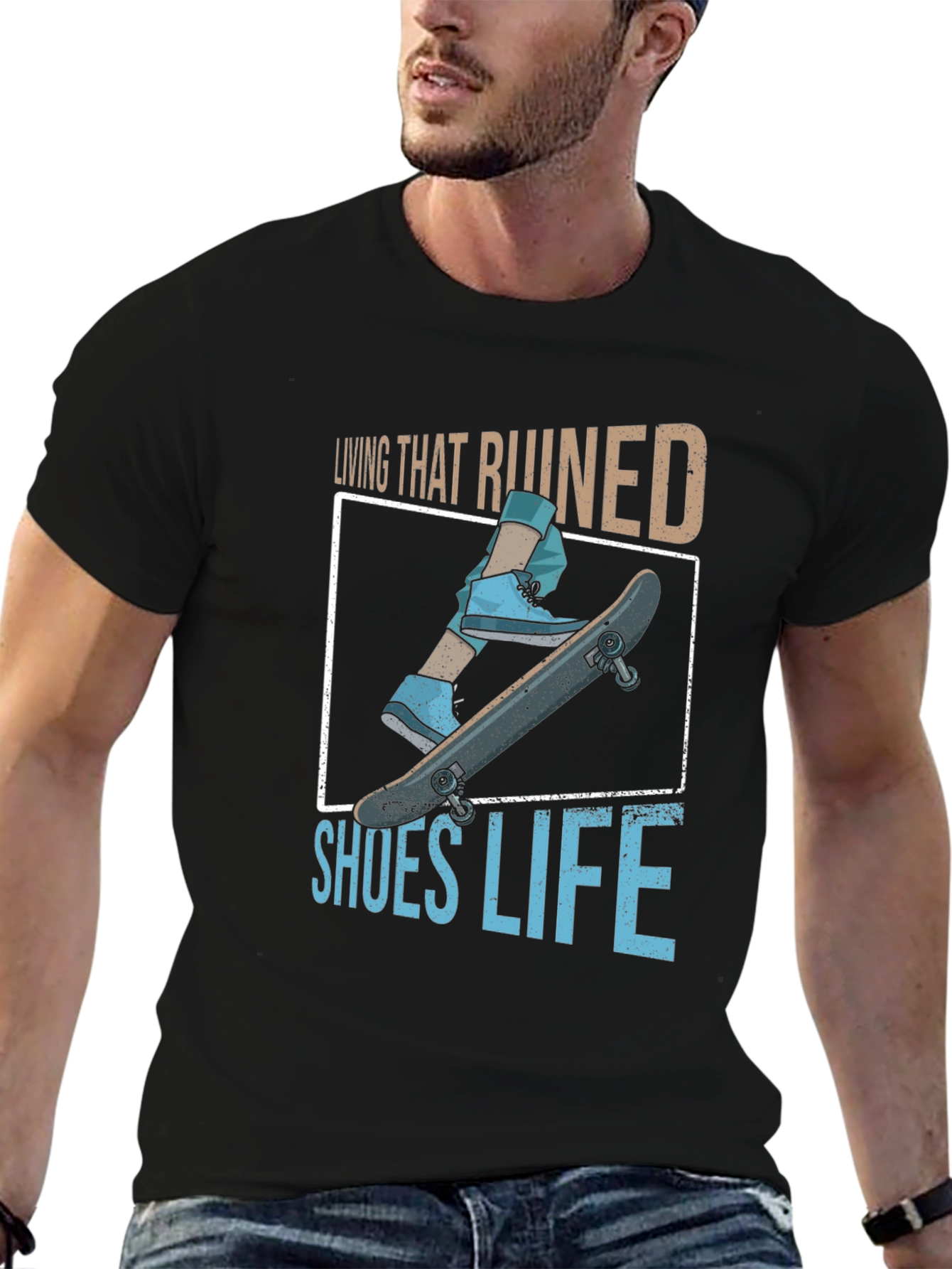 Living That Ruined Shoes Life Graphic Tee