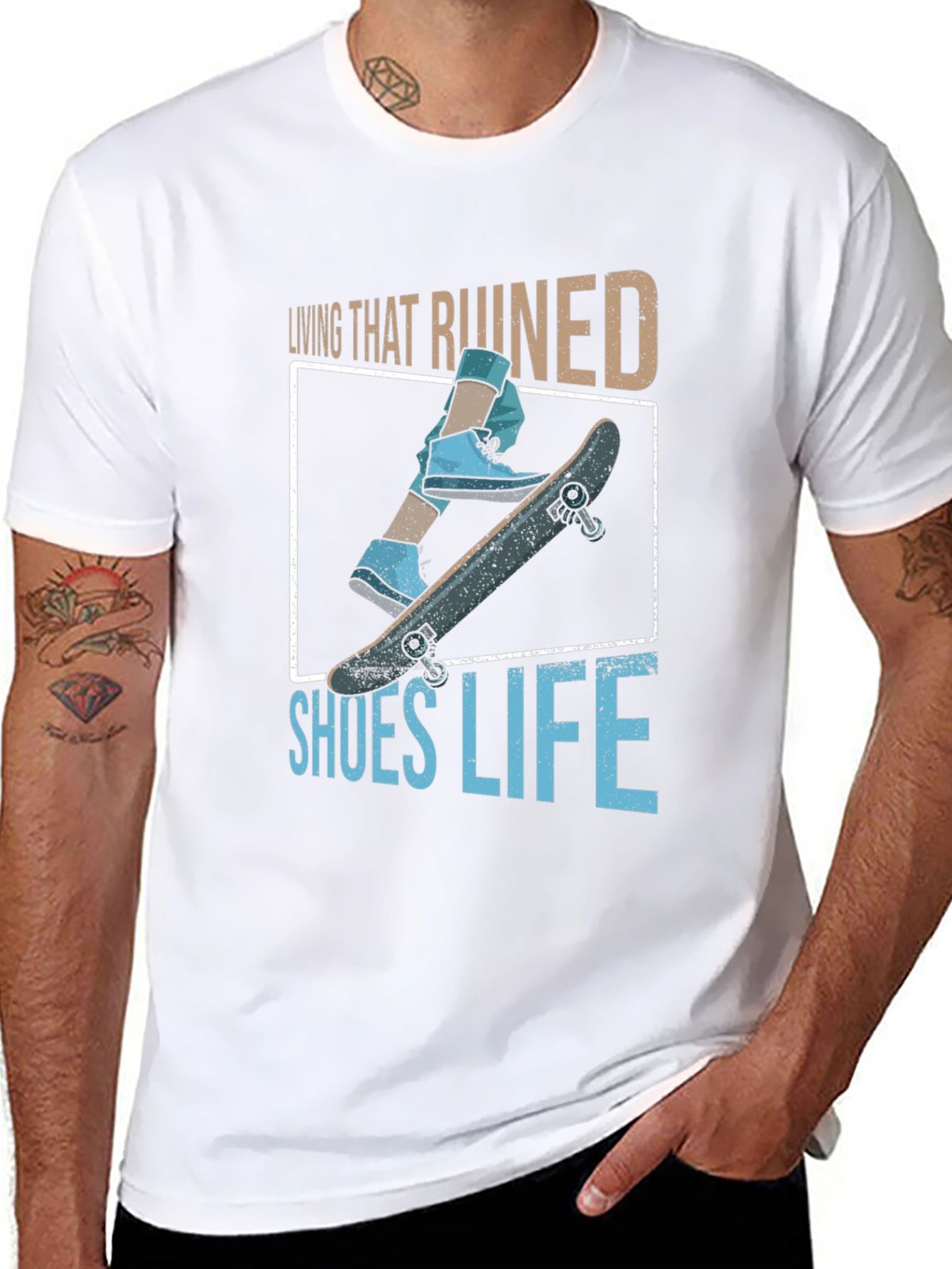 Living That Ruined Shoes Life Graphic Tee