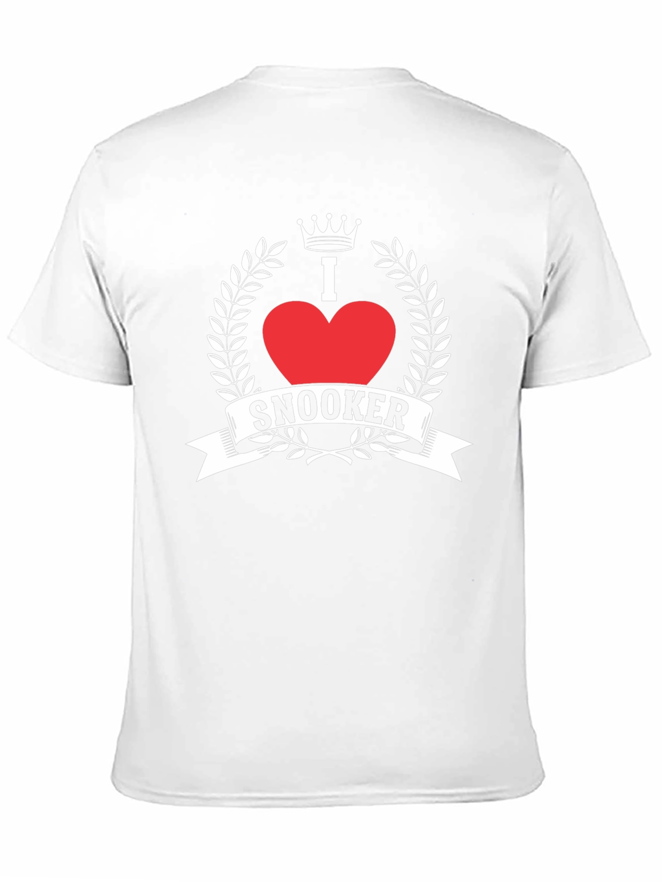 I Love Snooker Graphic Tee - Black