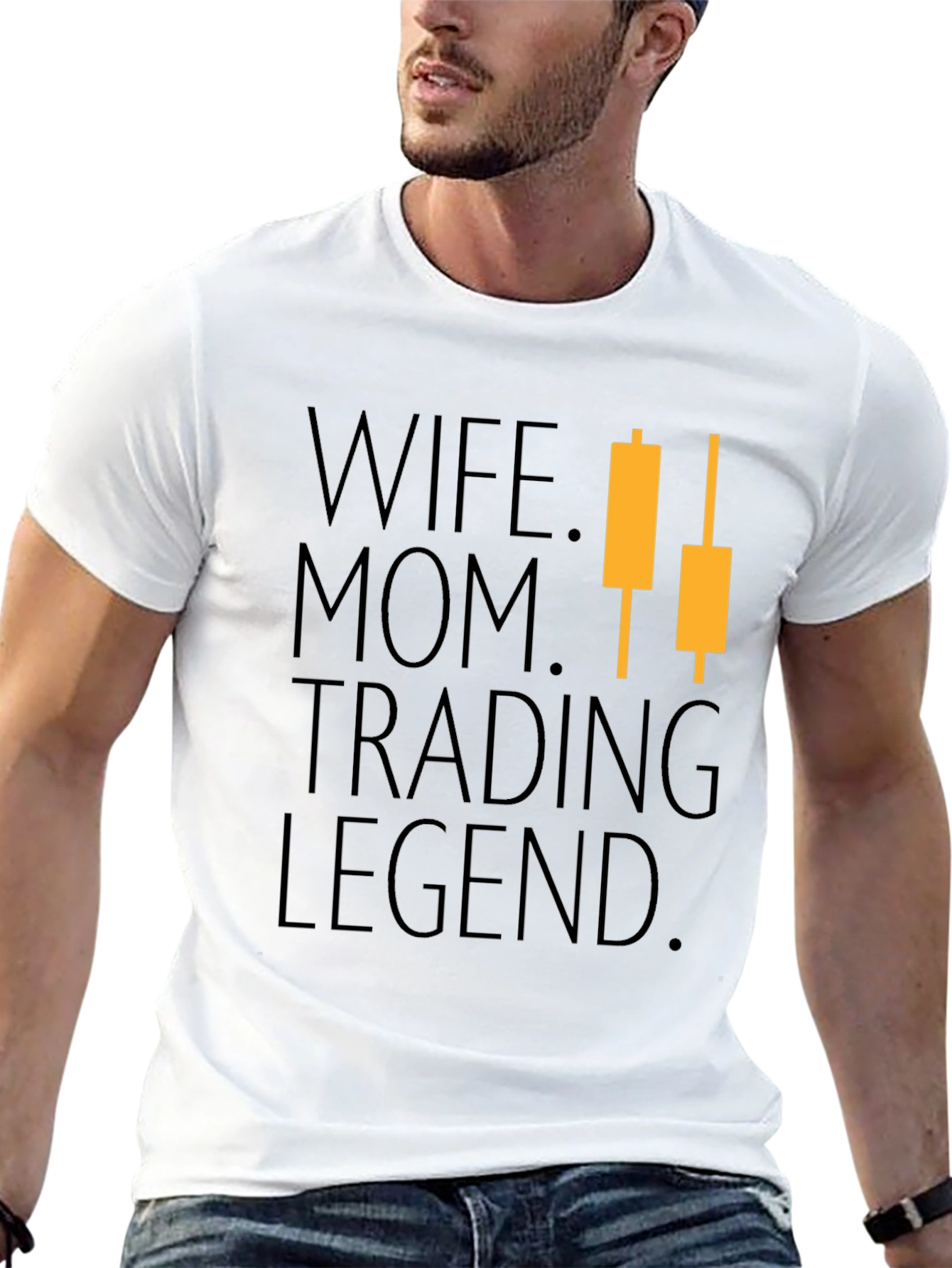 Wife Mom Trading Legend Graphic T-Shirt