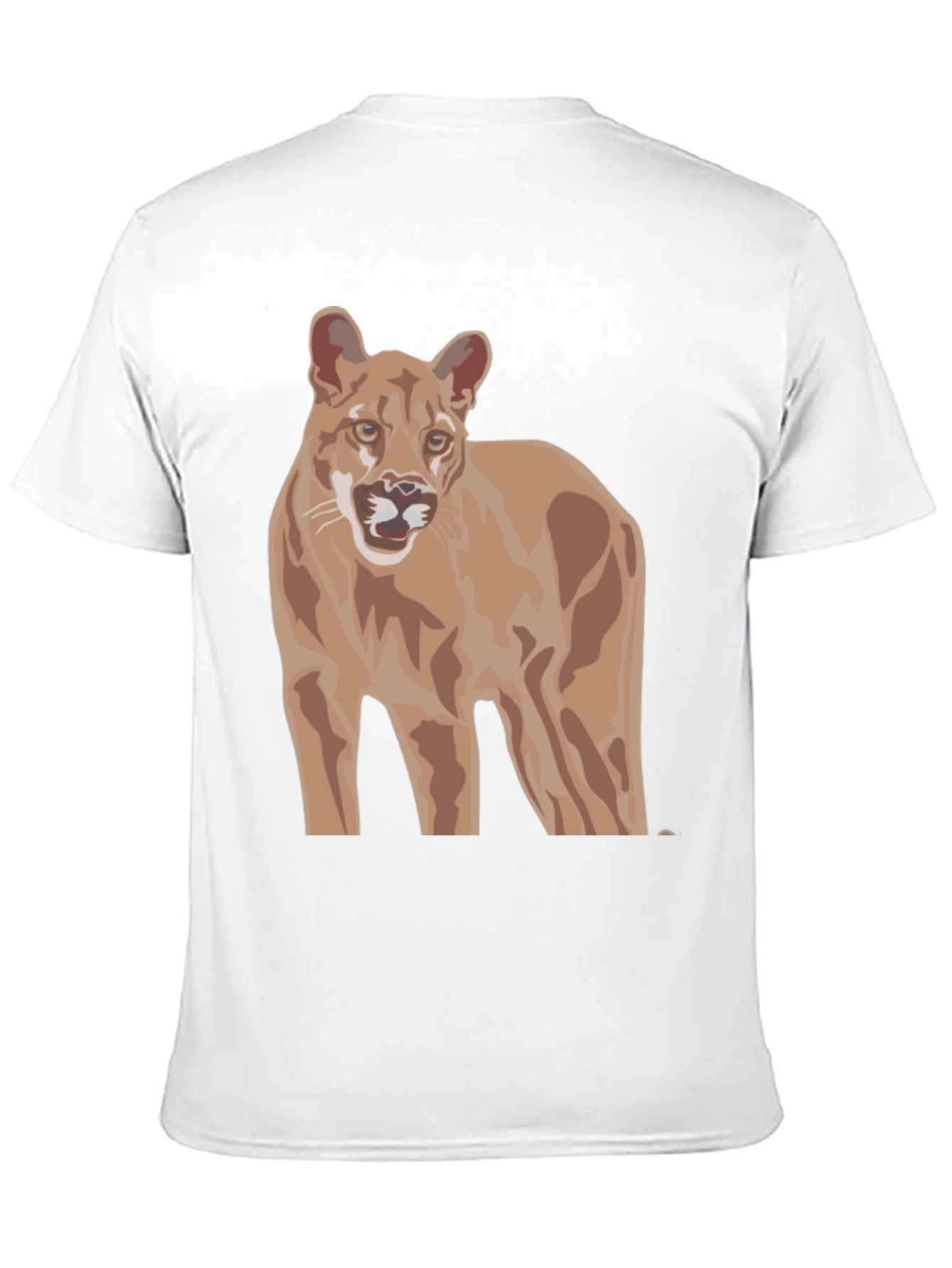 Cougar Graphic Black T-Shirt