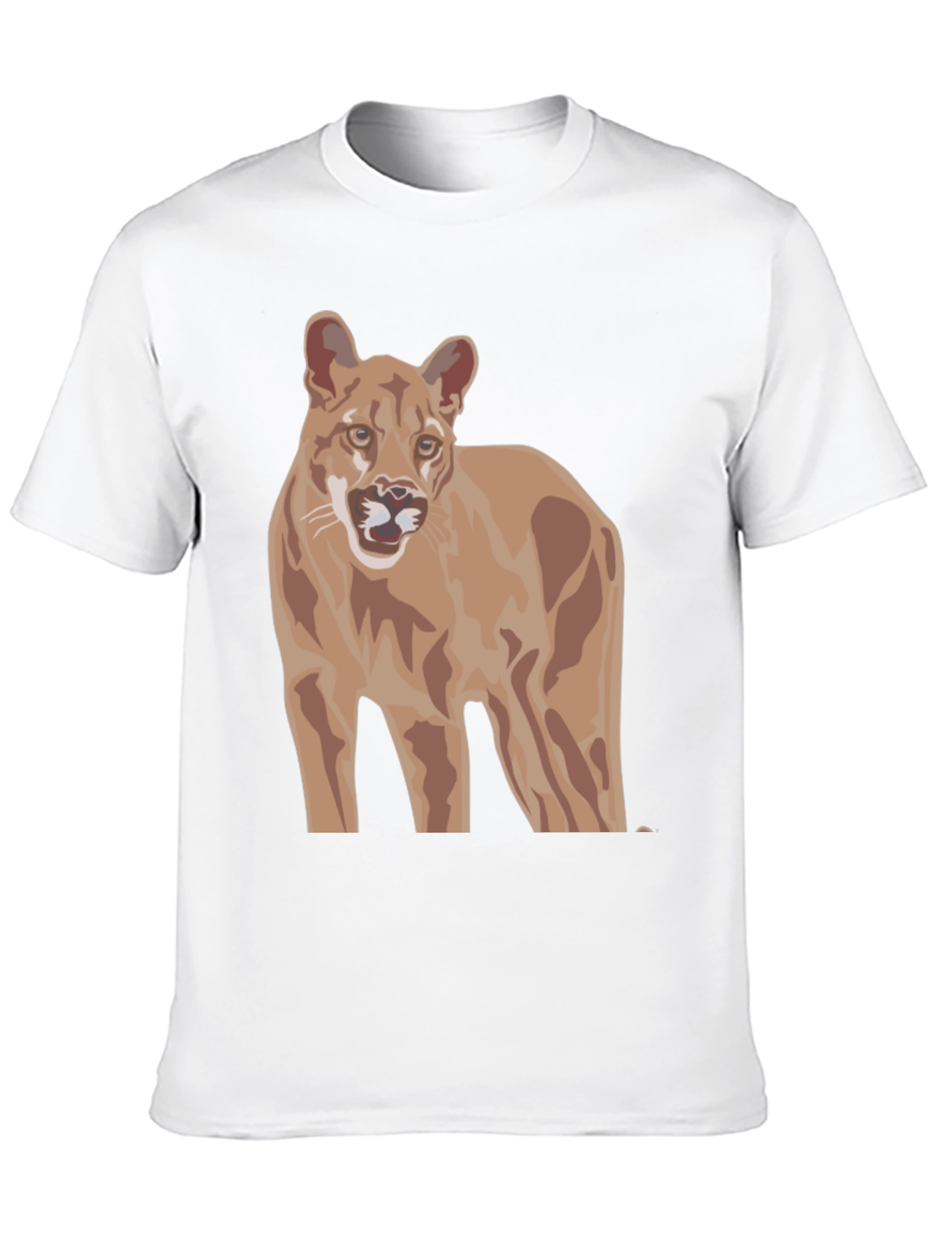 Cougar Graphic Black T-Shirt