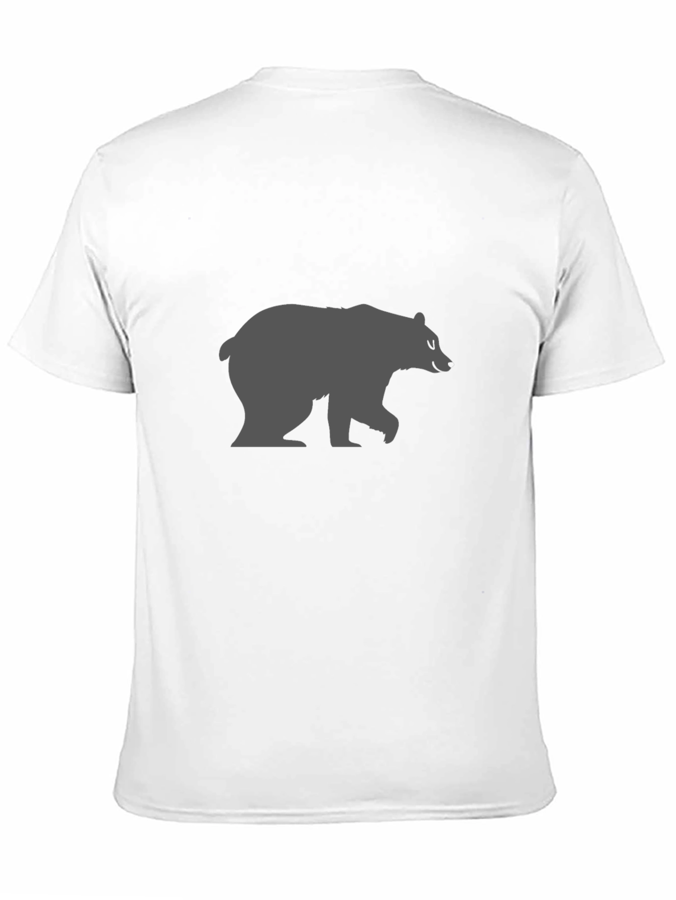 Mens Black Bear Graphic T-Shirt