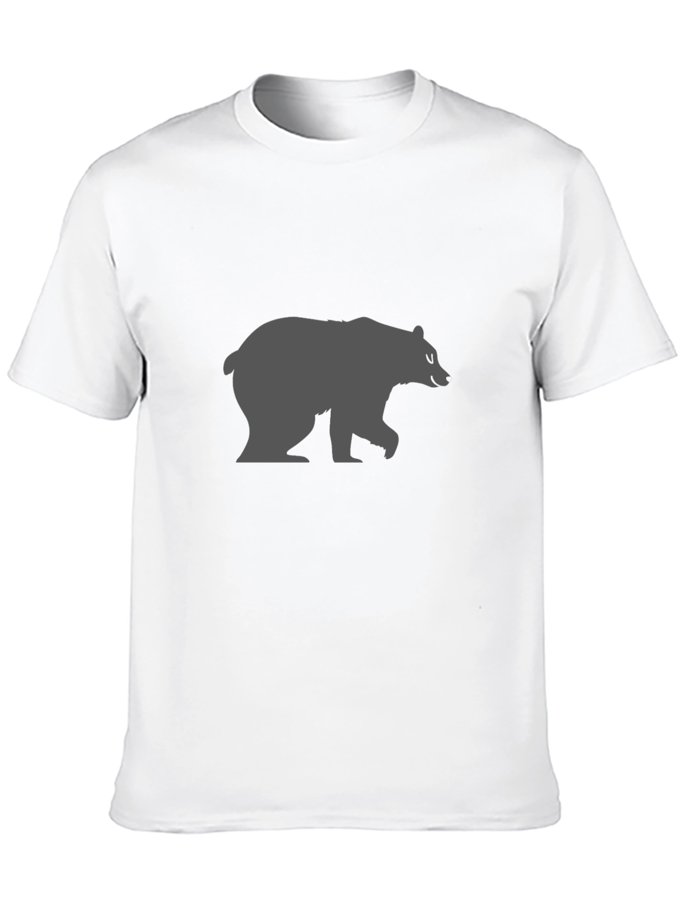 Mens Black Bear Graphic T-Shirt