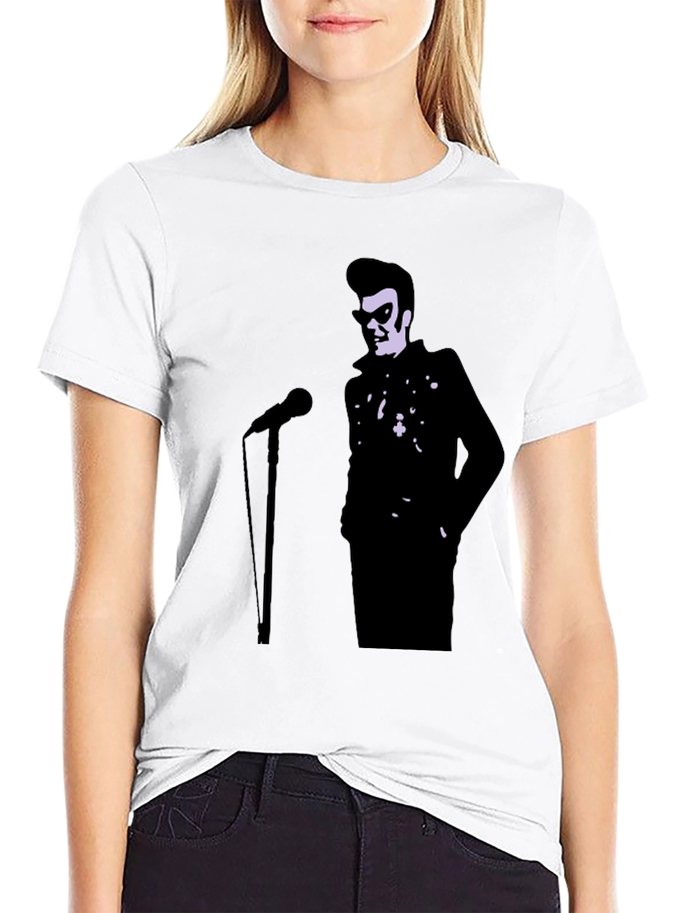 Retro Rocker T-Shirt - Black