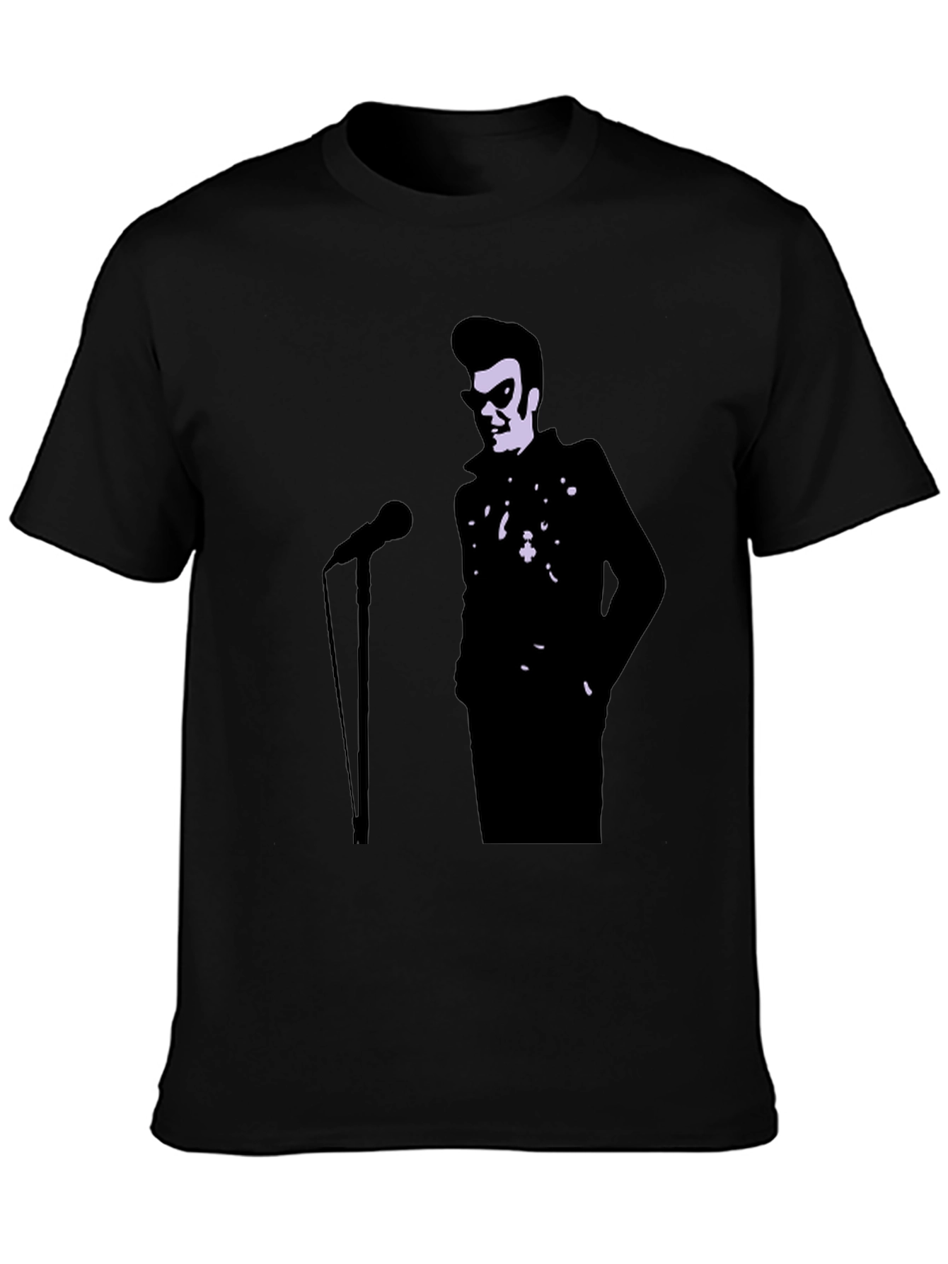 Retro Rocker T-Shirt - Black