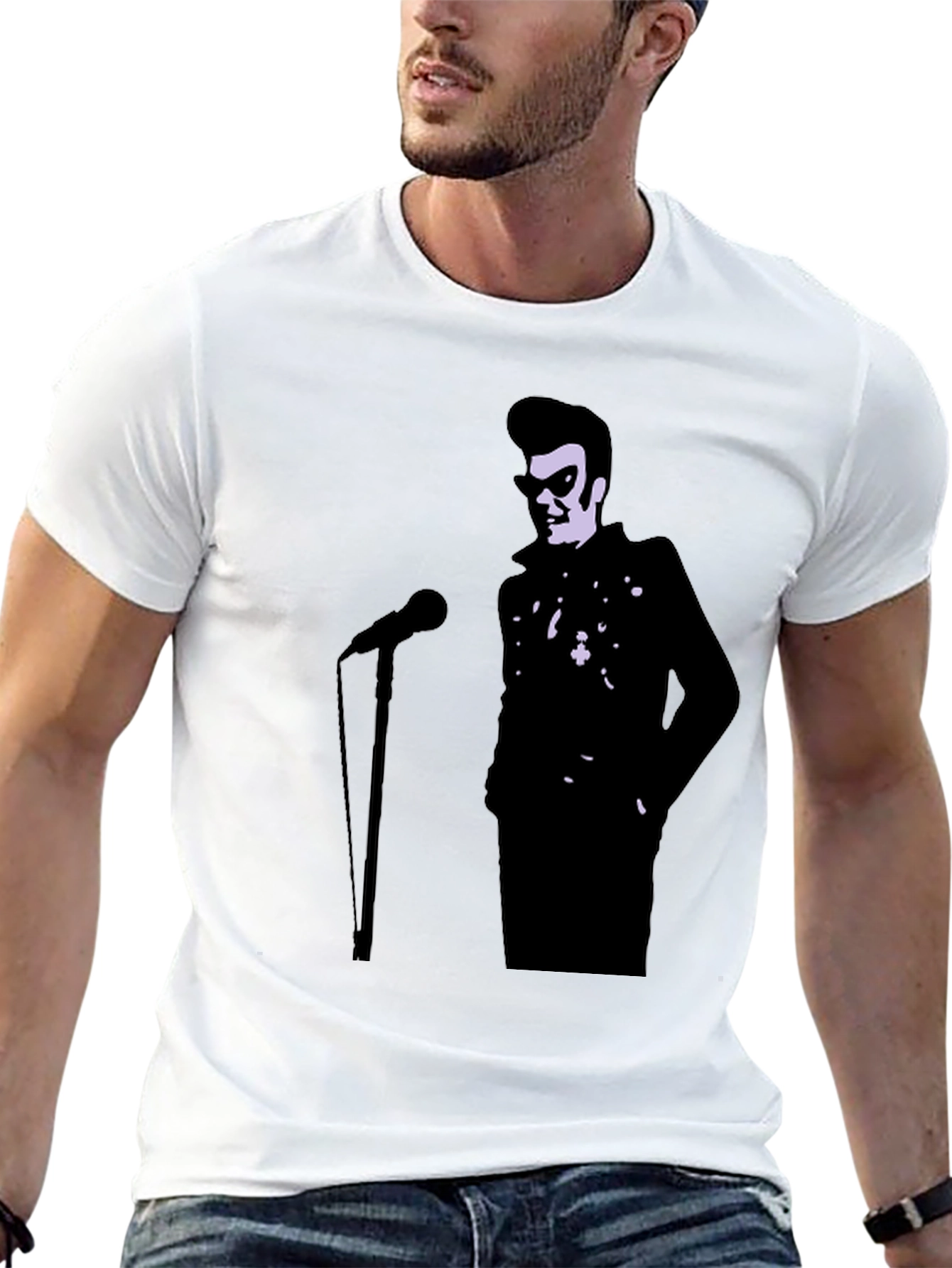 Retro Rocker T-Shirt - Black