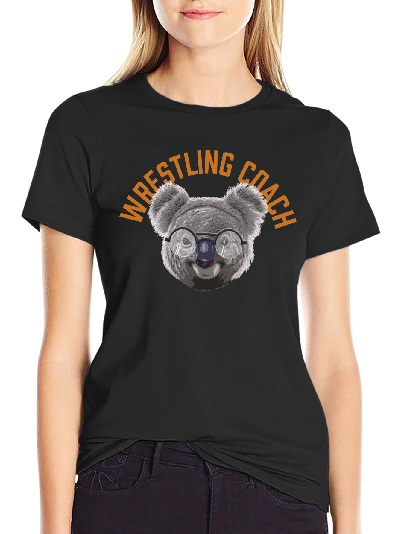 Wrestling Coach Koala T-Shirt - Funny Graphic Tee