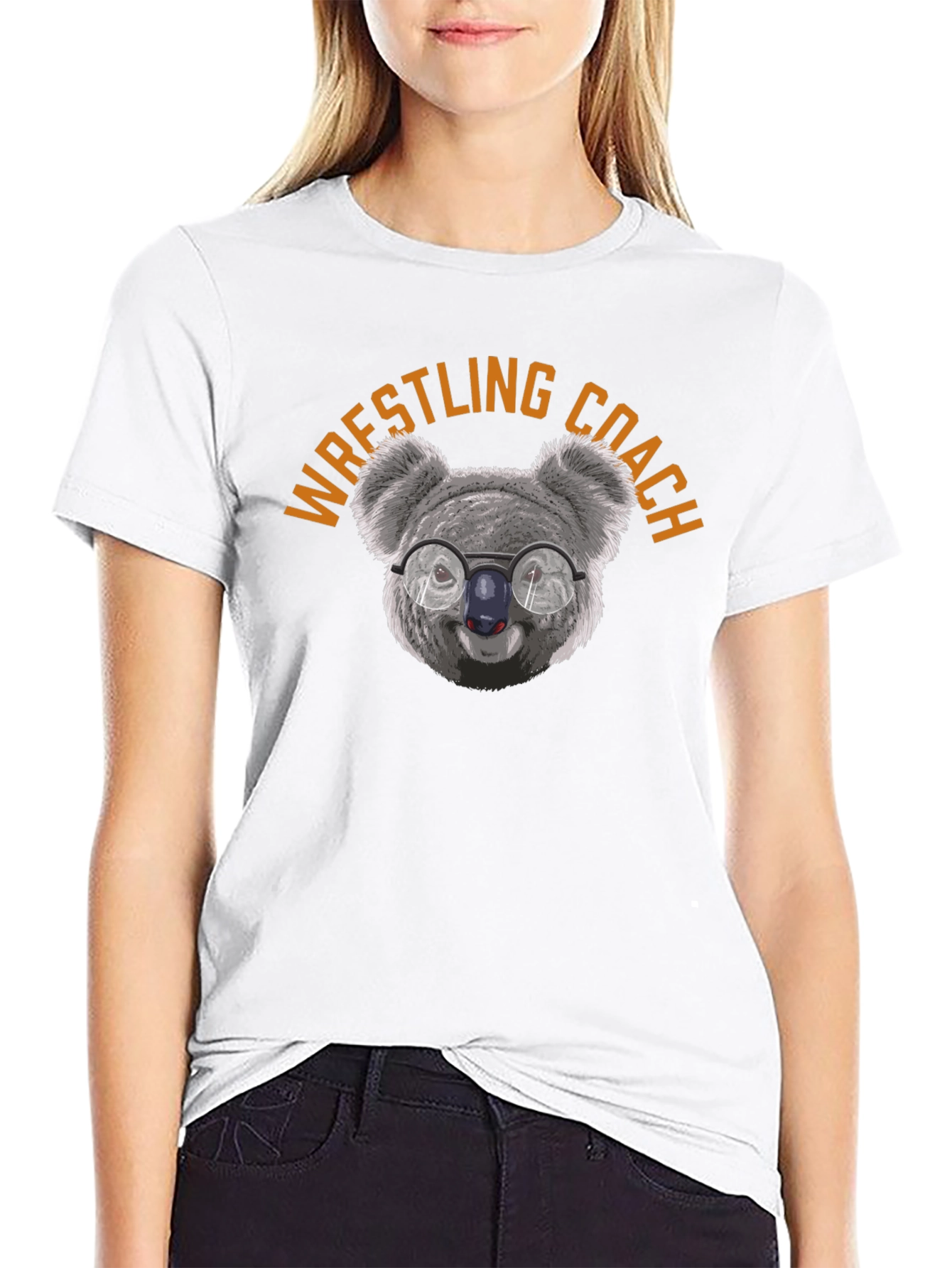 Wrestling Coach Koala T-Shirt - Funny Graphic Tee