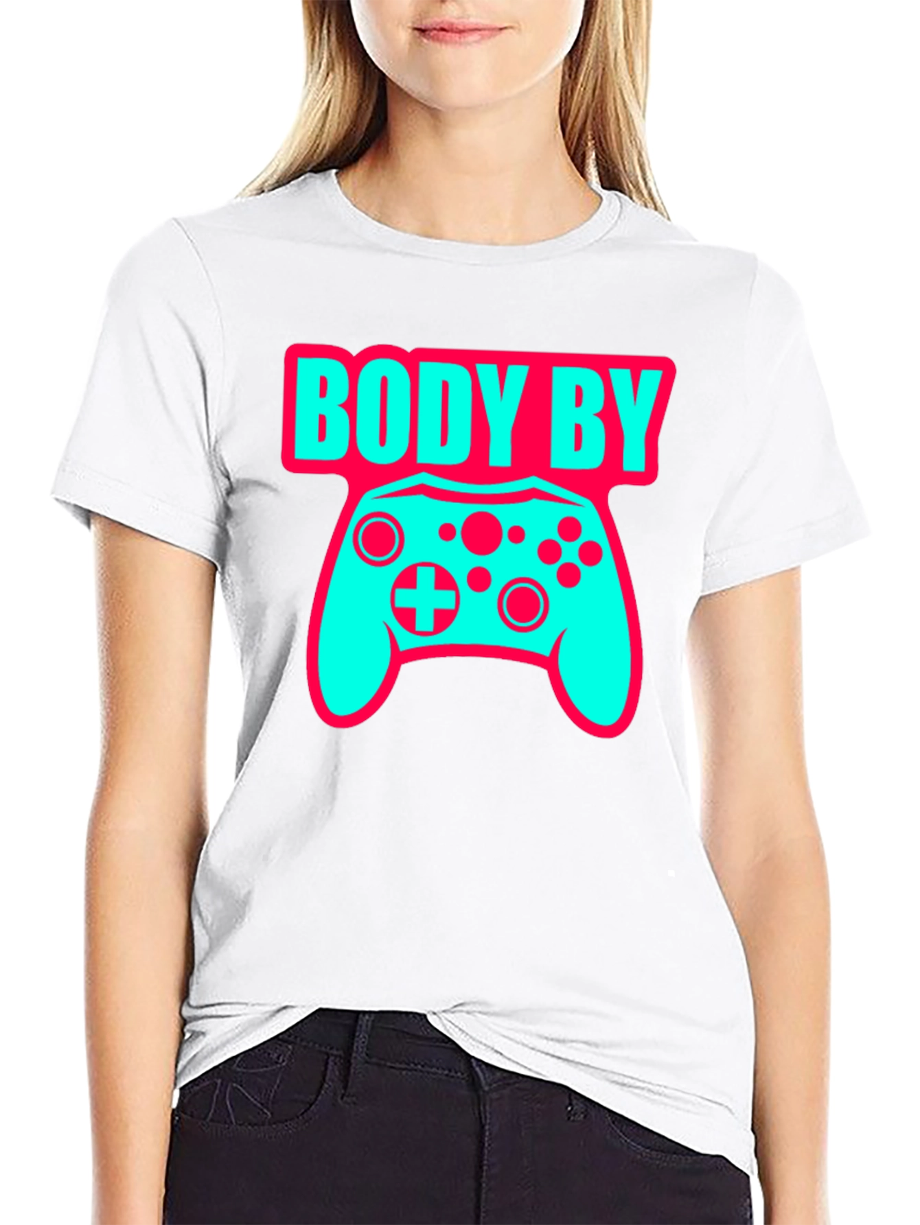 Body By Video Games Funny Gamer T-Shirt