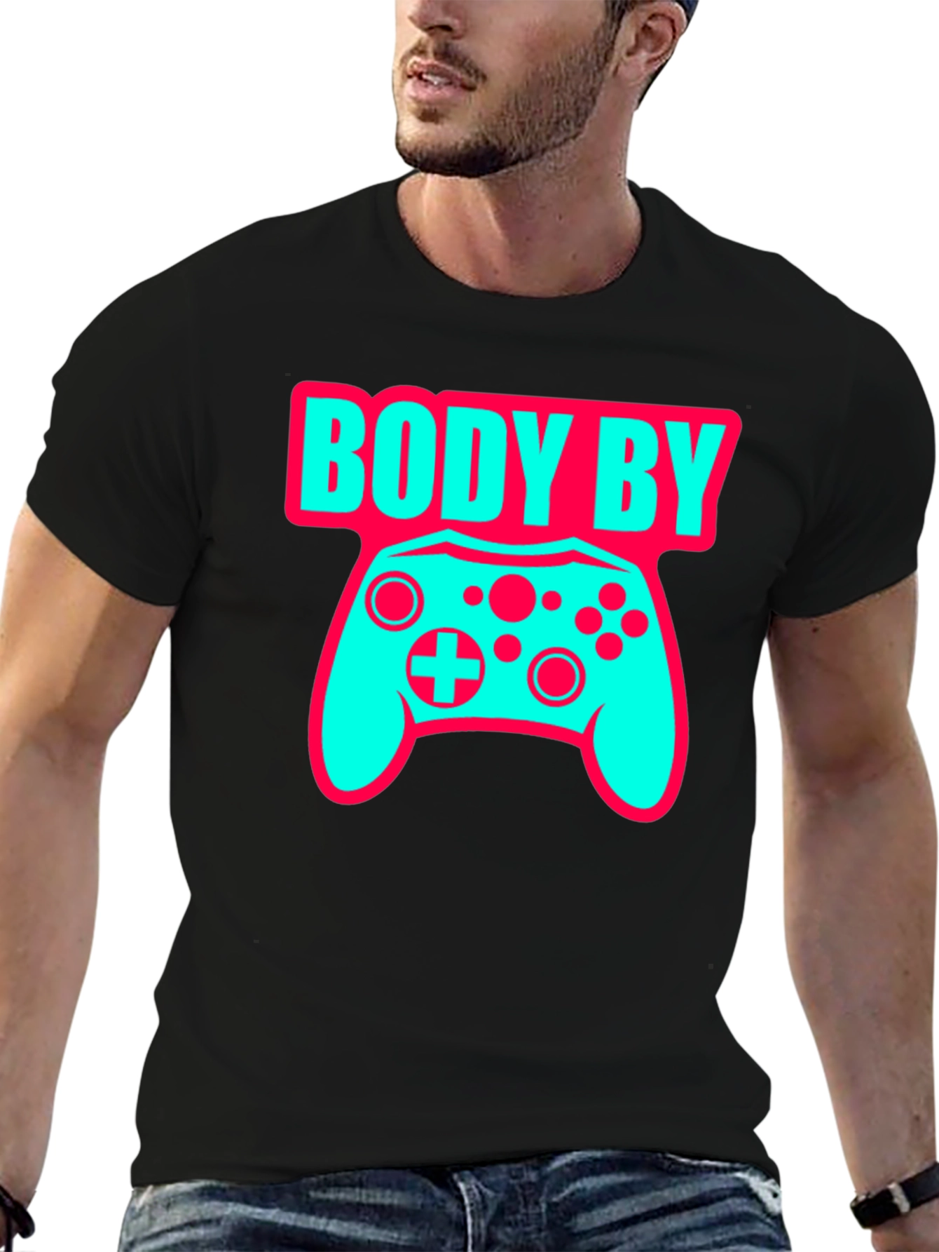 Body By Video Games Funny Gamer T-Shirt
