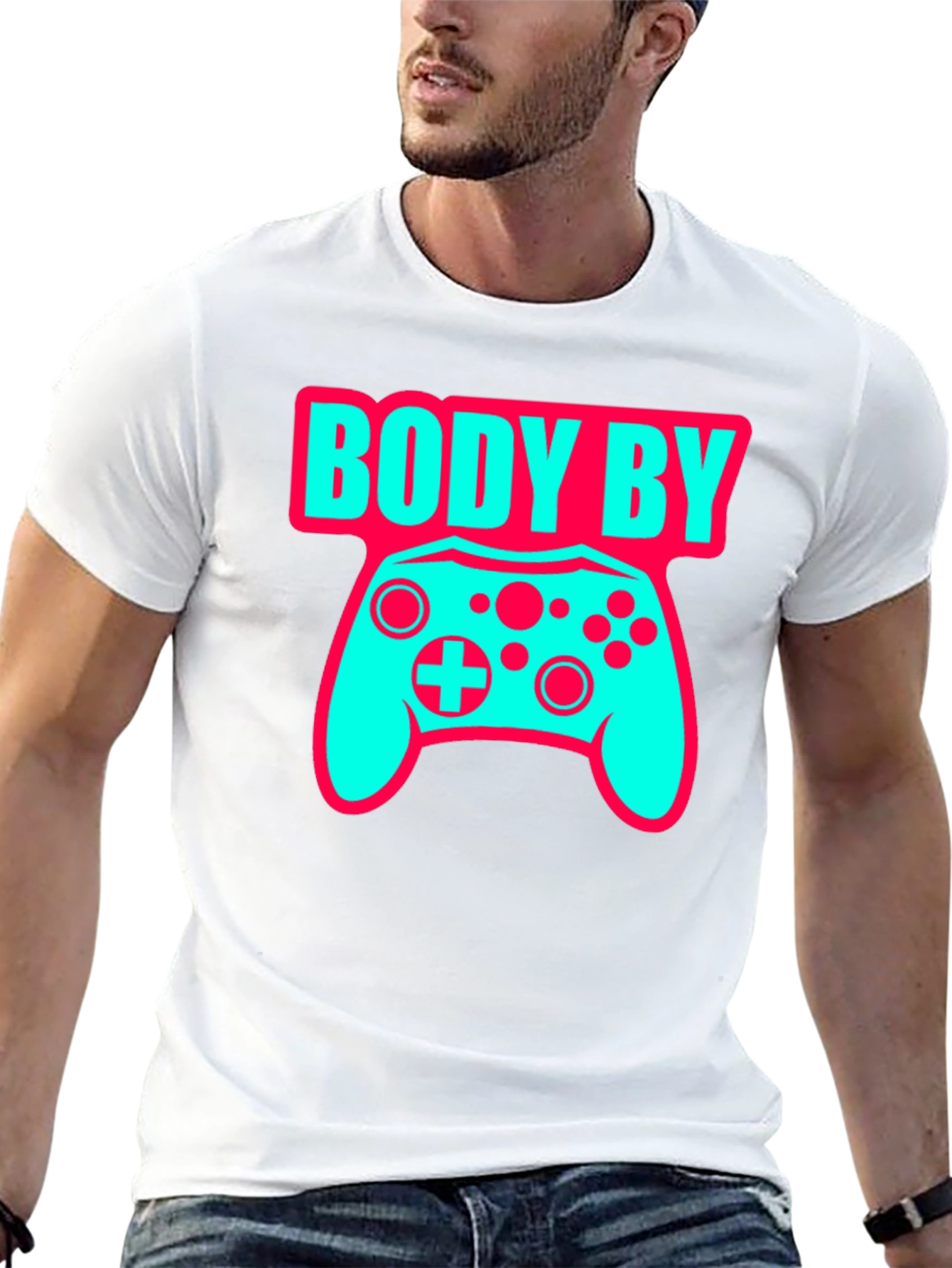 Body By Video Games Funny Gamer T-Shirt