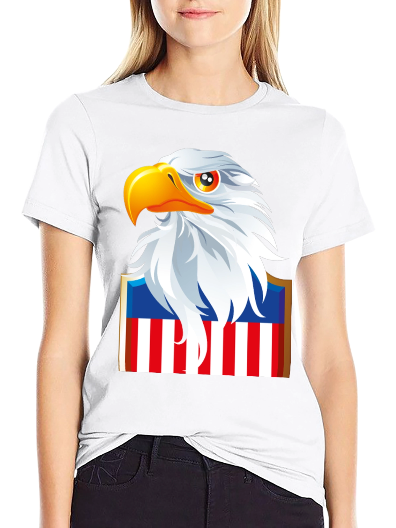 American Eagle Patriotic Graphic T-Shirt