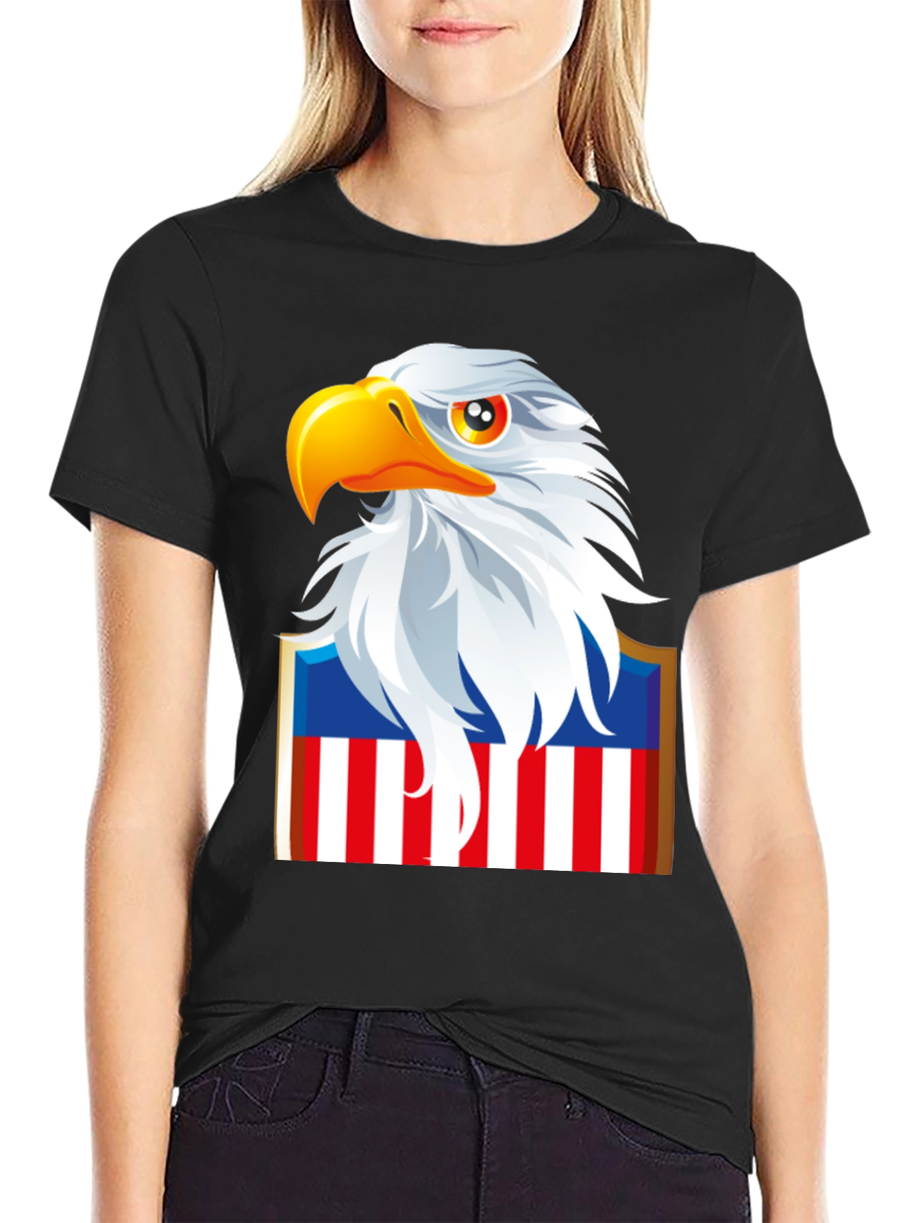 American Eagle Patriotic Graphic T-Shirt