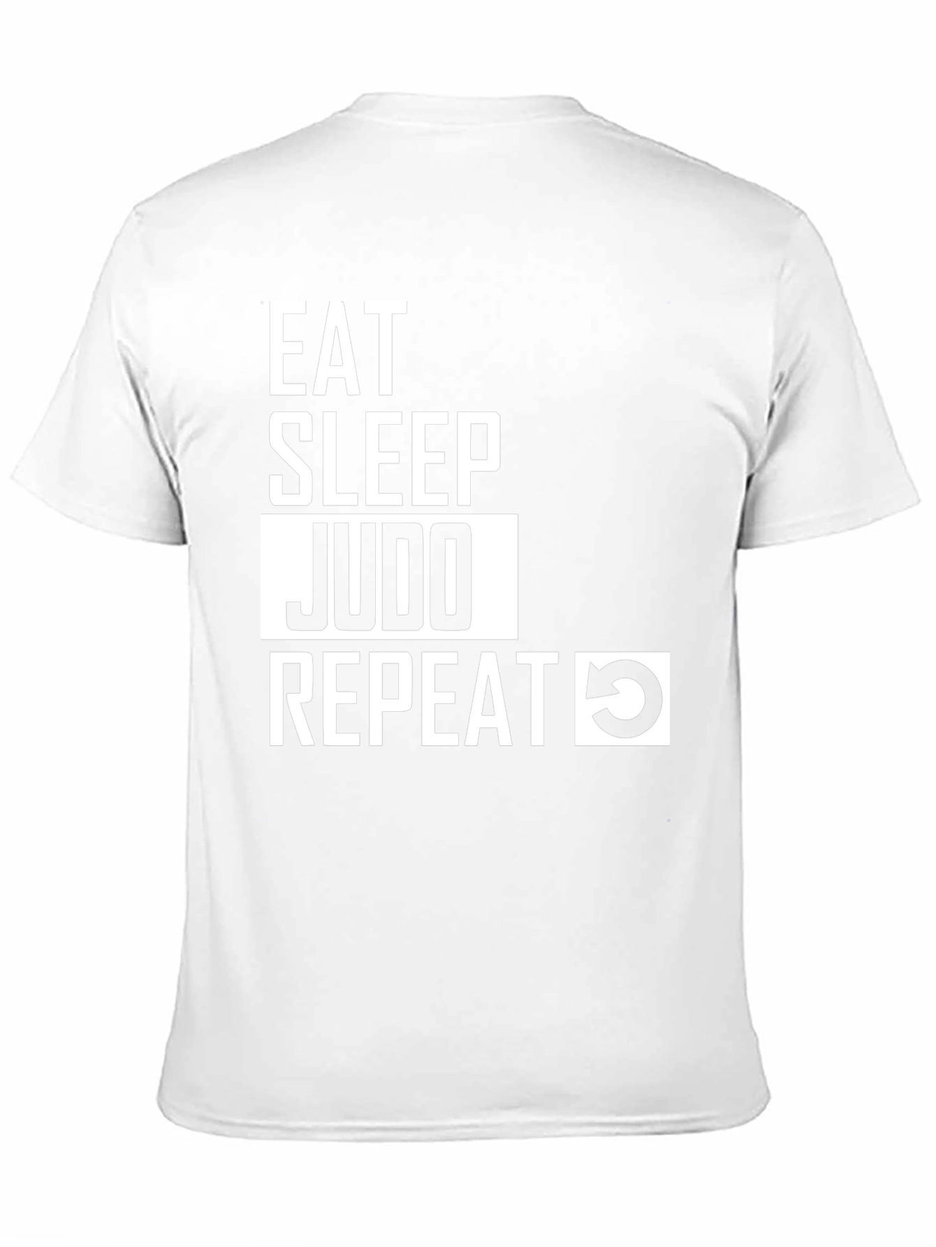 Eat Sleep Judo Repeat Black T-Shirt