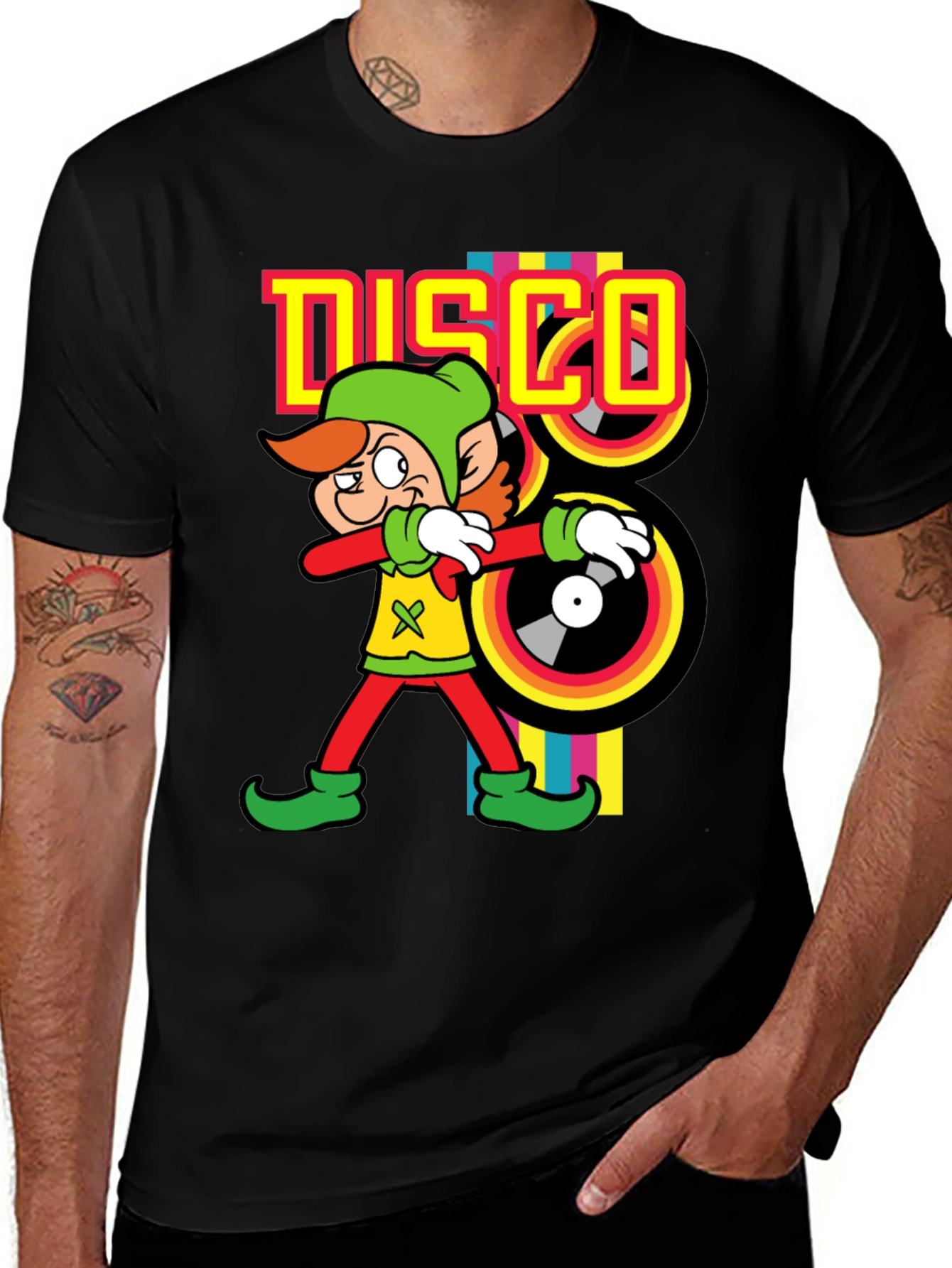 Dabbing Disco Leprechaun T-Shirt