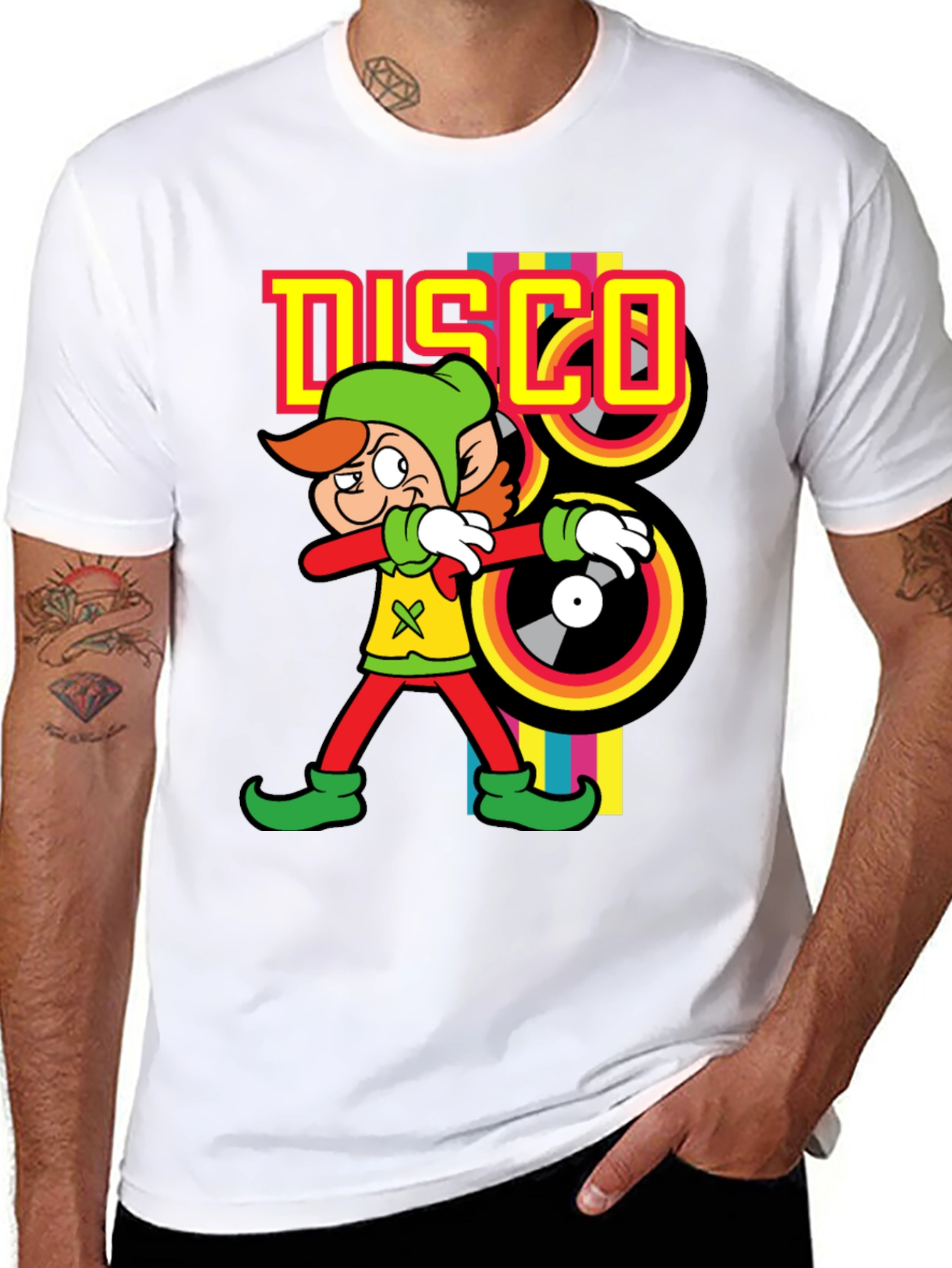 Dabbing Disco Leprechaun T-Shirt
