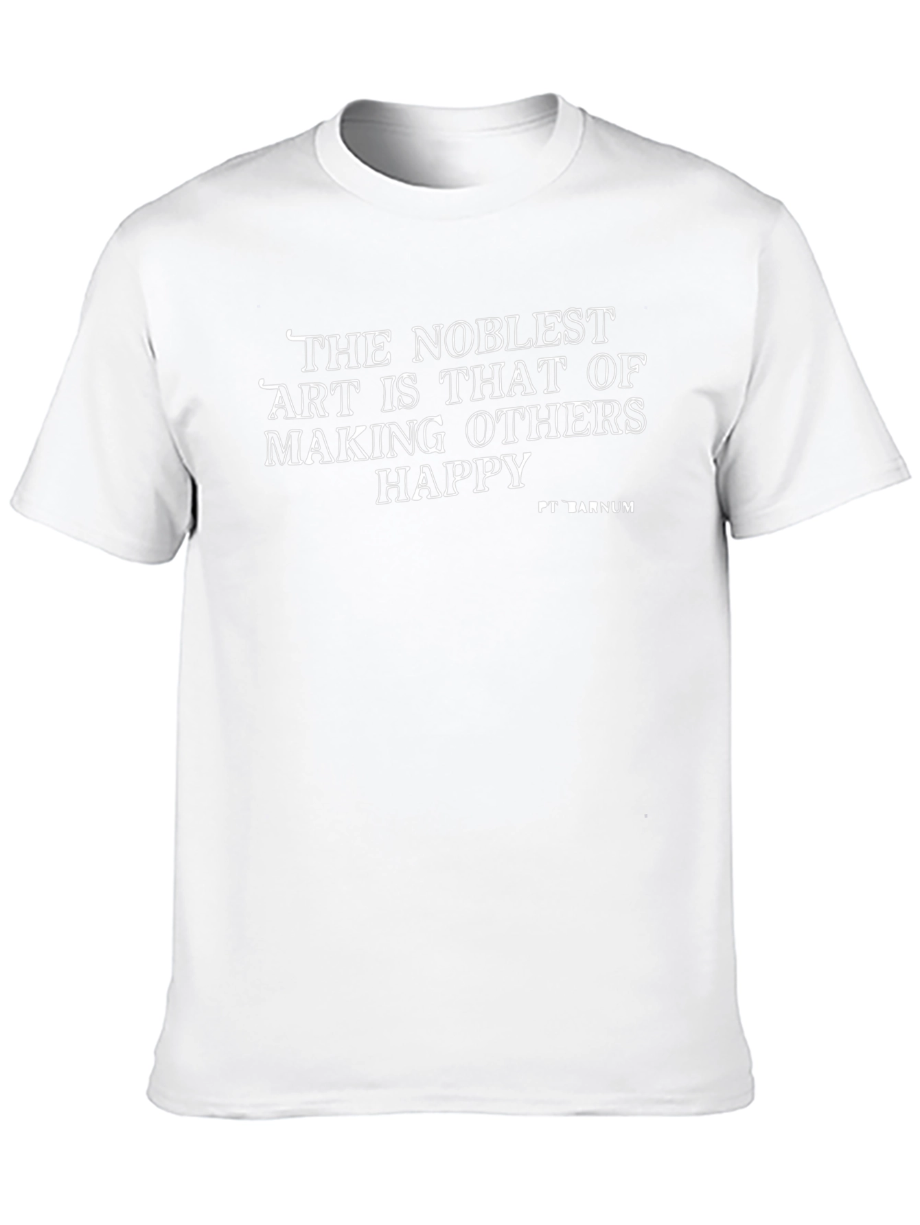 The Noblest Art T-Shirt - Motivational Quote Tee