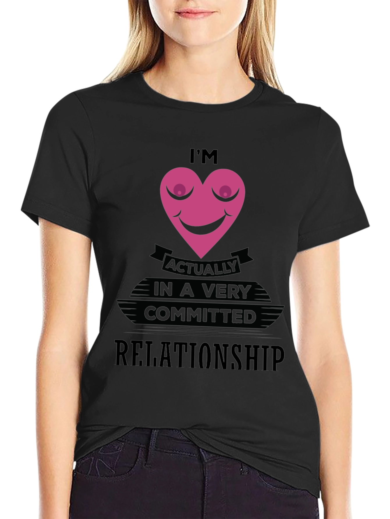 Funny Committed Relationship Graphic T-Shirt