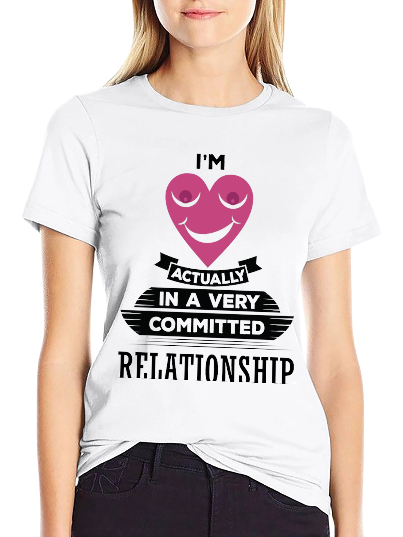 Funny Committed Relationship Graphic T-Shirt
