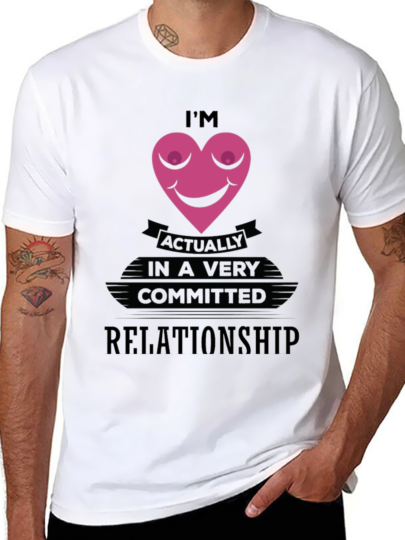 Funny Committed Relationship Graphic T-Shirt