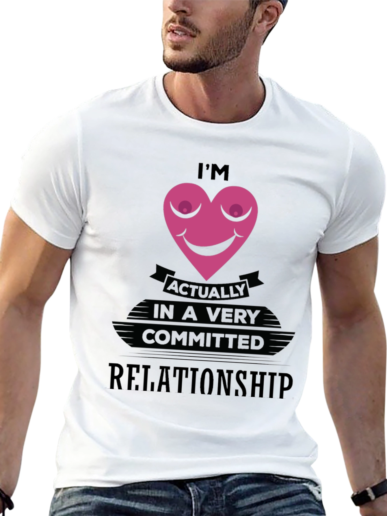 Funny Committed Relationship Graphic T-Shirt
