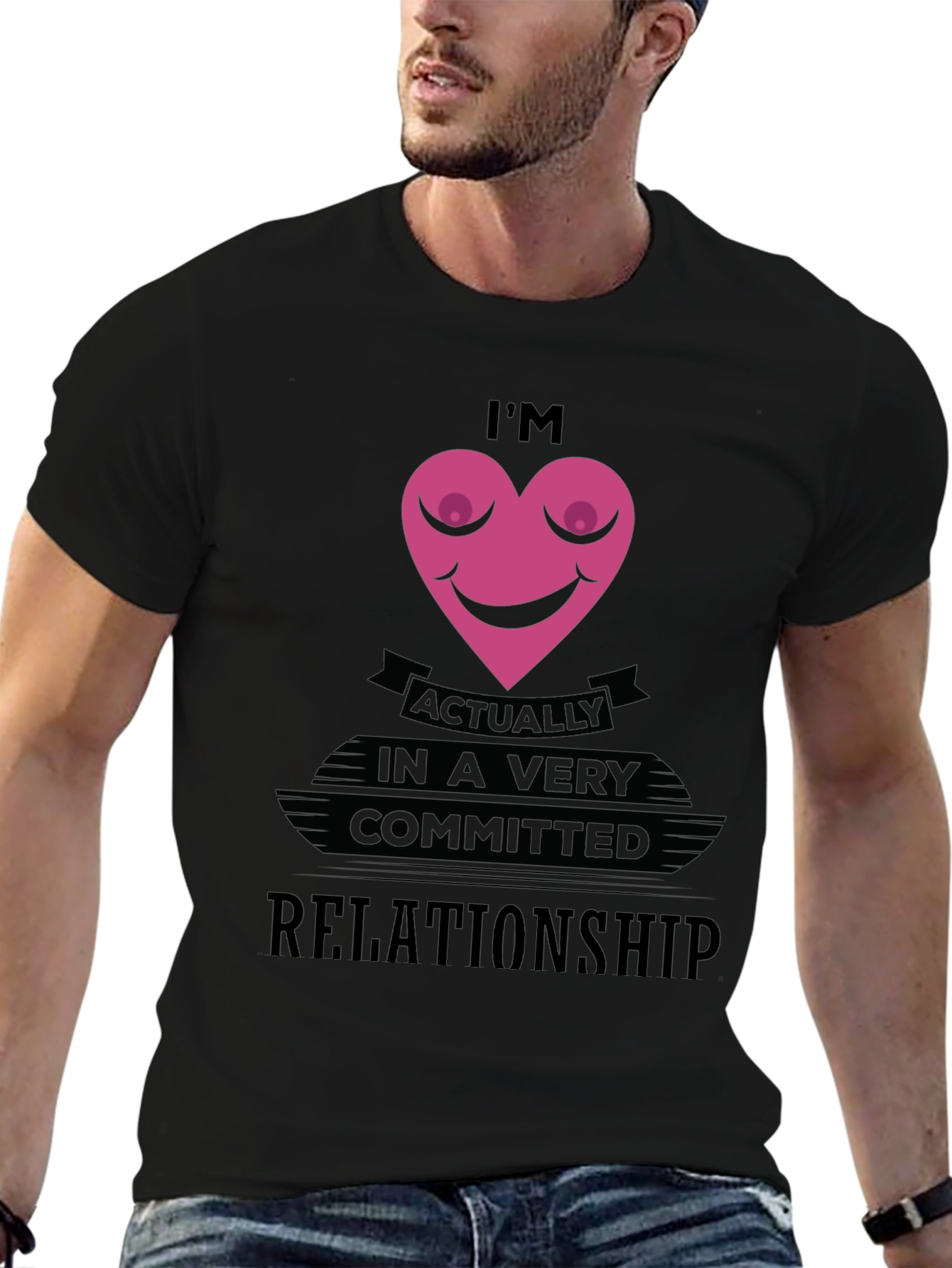 Funny Committed Relationship Graphic T-Shirt