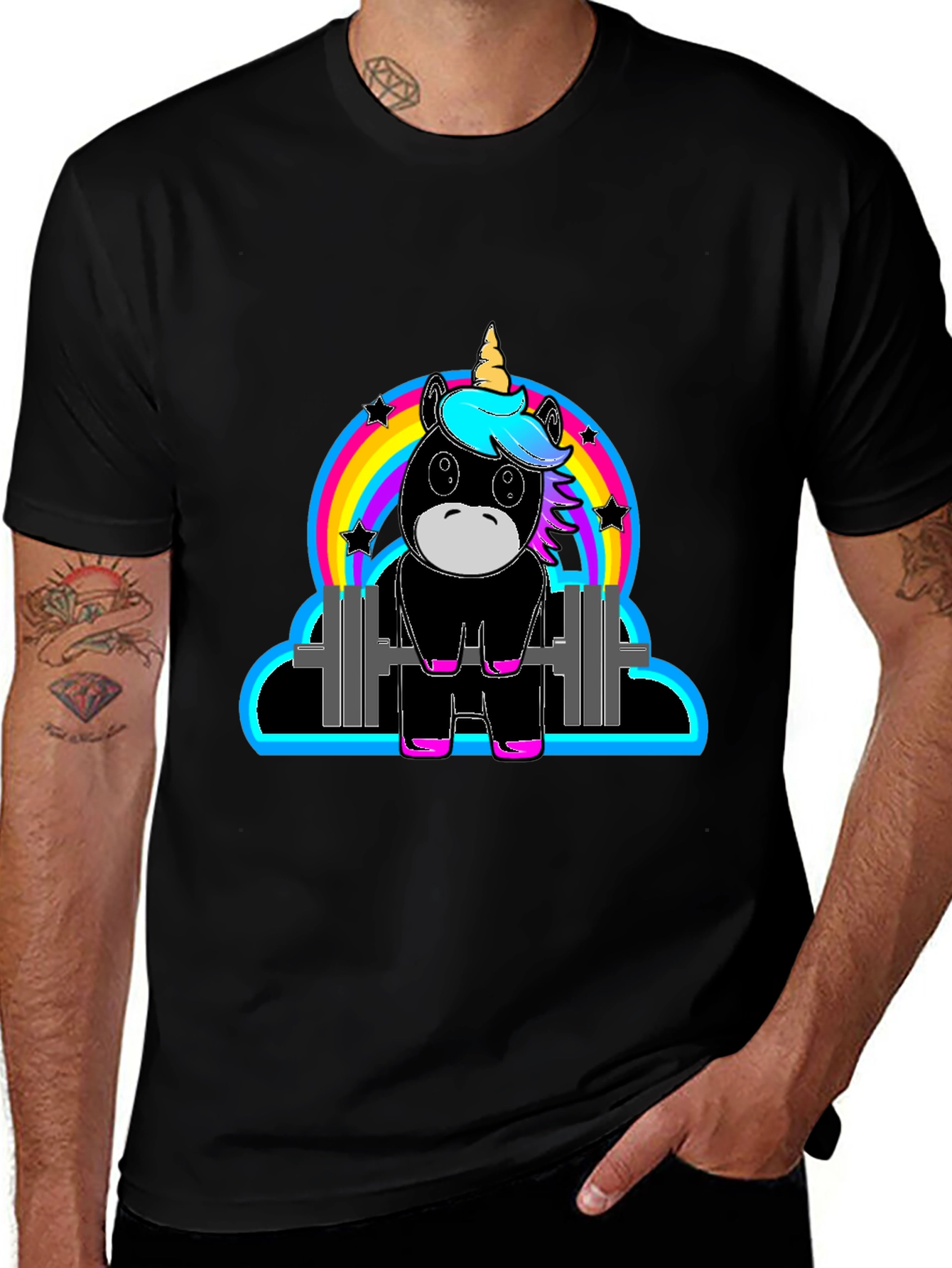 Unicorn Gym Workout T-Shirt