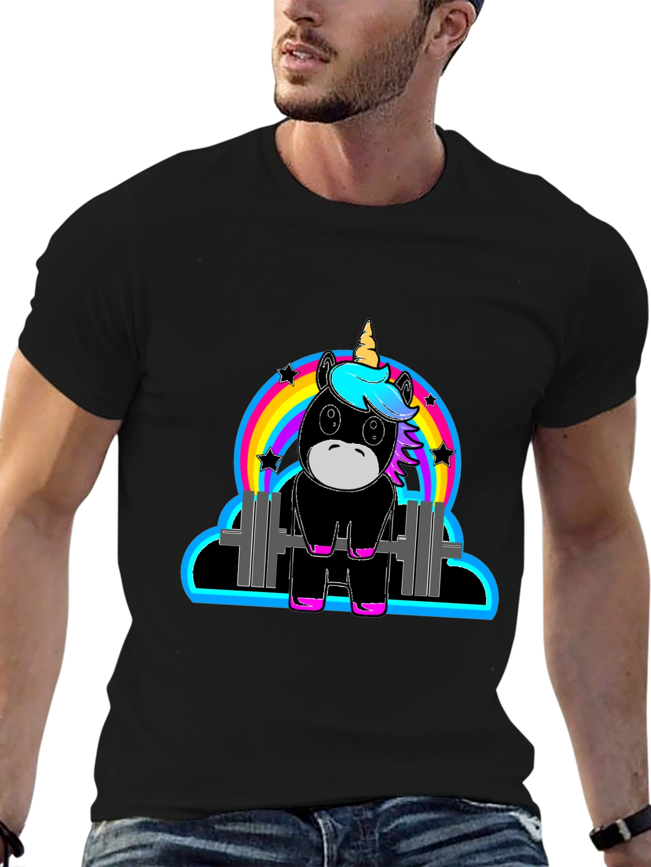 Unicorn Gym Workout T-Shirt