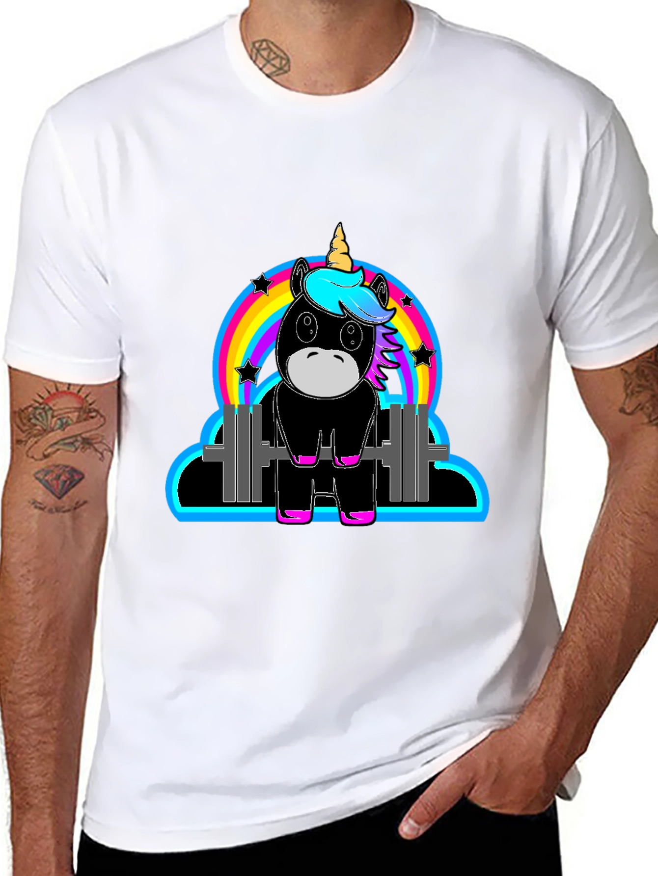 Unicorn Gym Workout T-Shirt