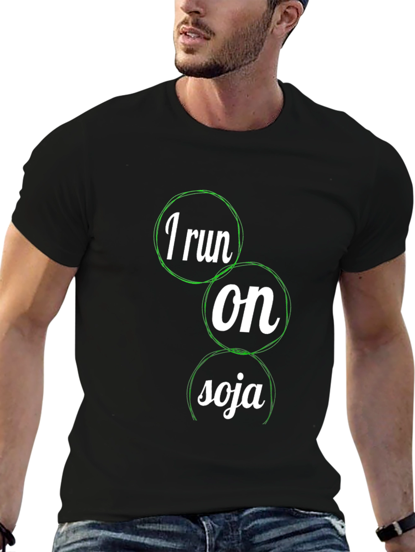 I Run on Soja - Vegan T-Shirt