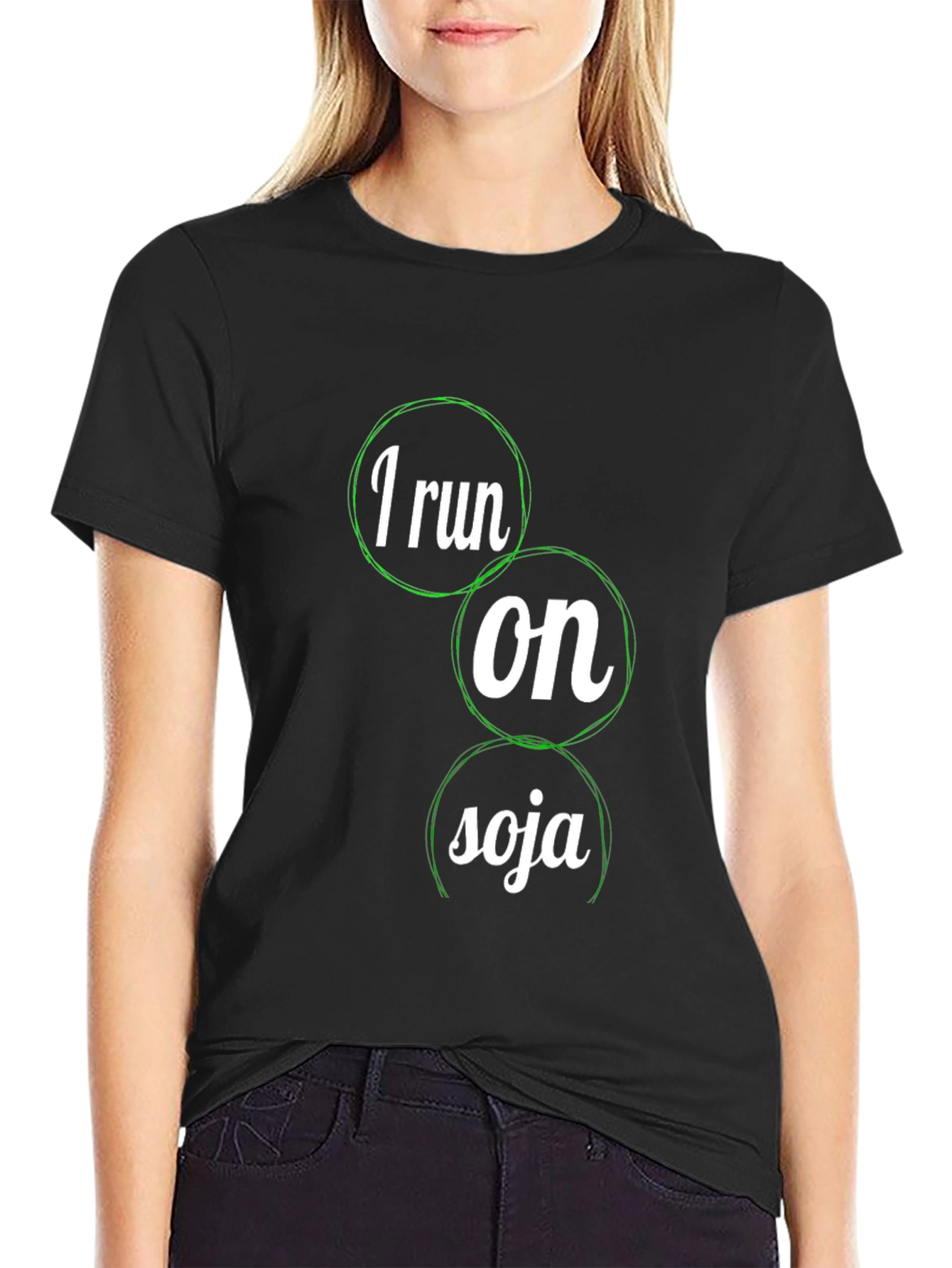 I Run on Soja - Vegan T-Shirt