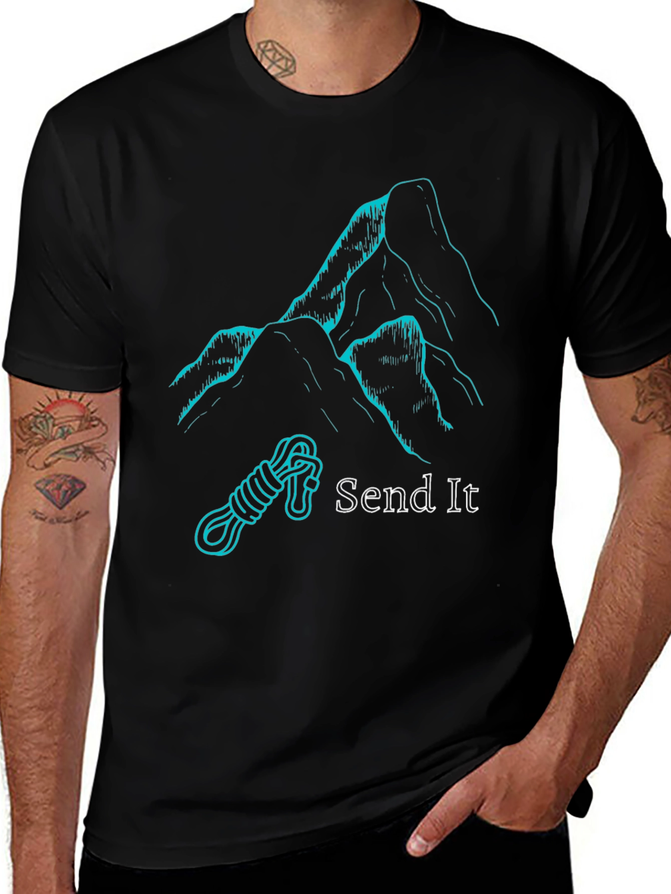 Send It Mountain Climbing T-Shirt