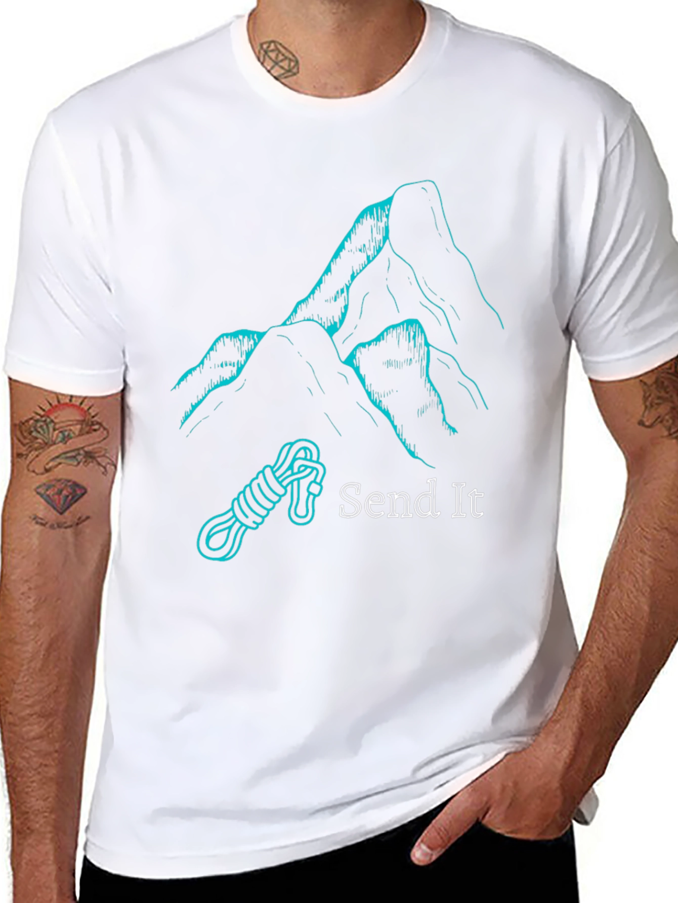 Send It Mountain Climbing T-Shirt