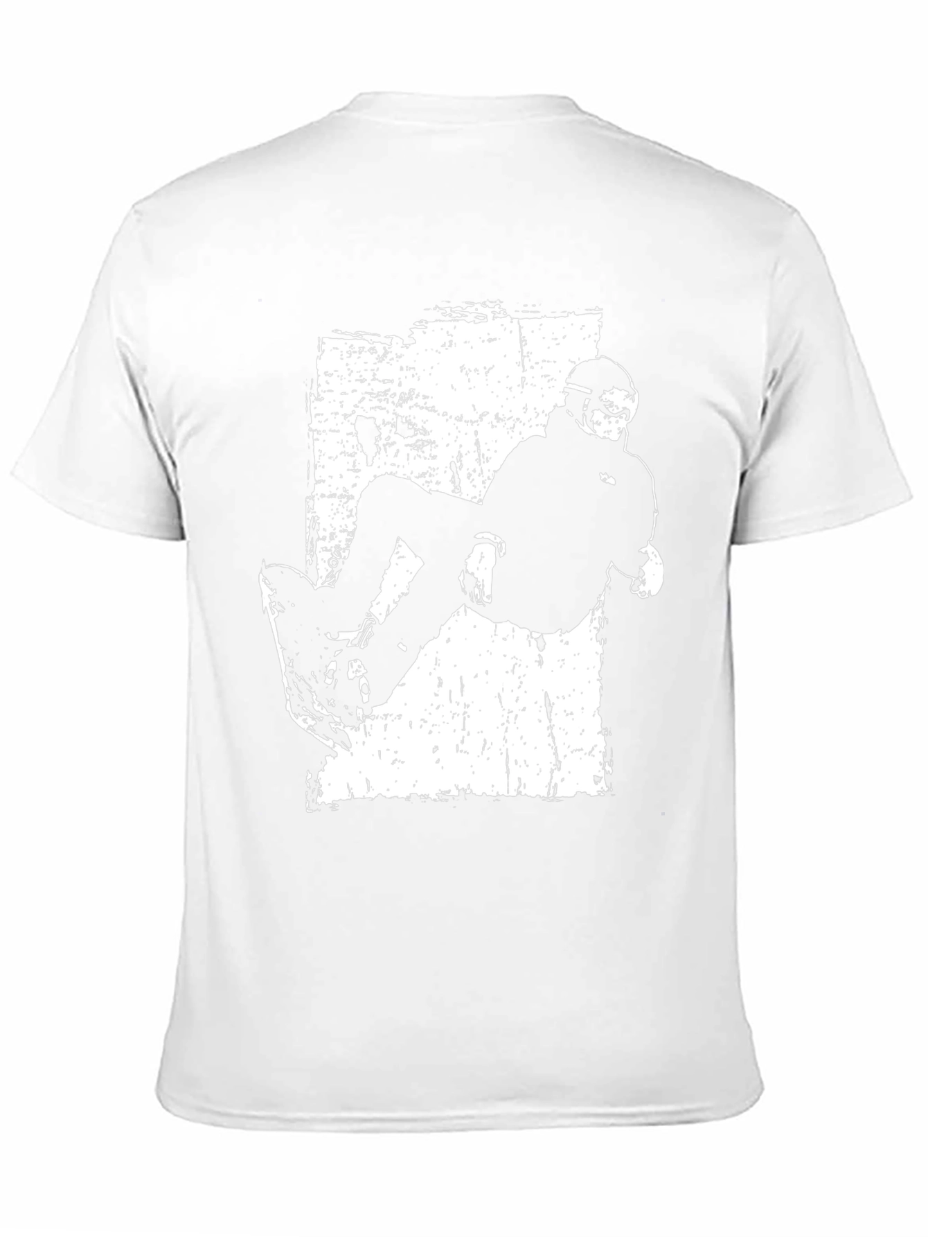 Skateboarder Graphic Tee - Black Cotton Casual Wear