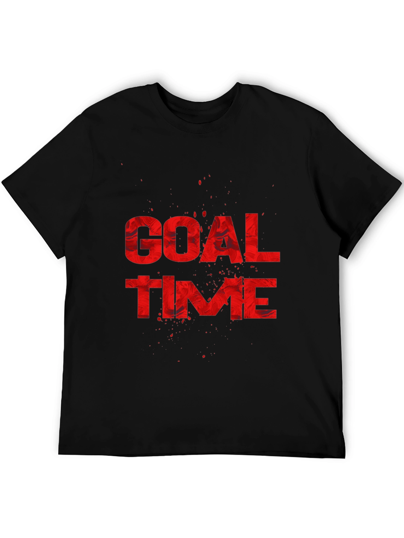 Goal Time Graphic Tee - Black Sports T-Shirt