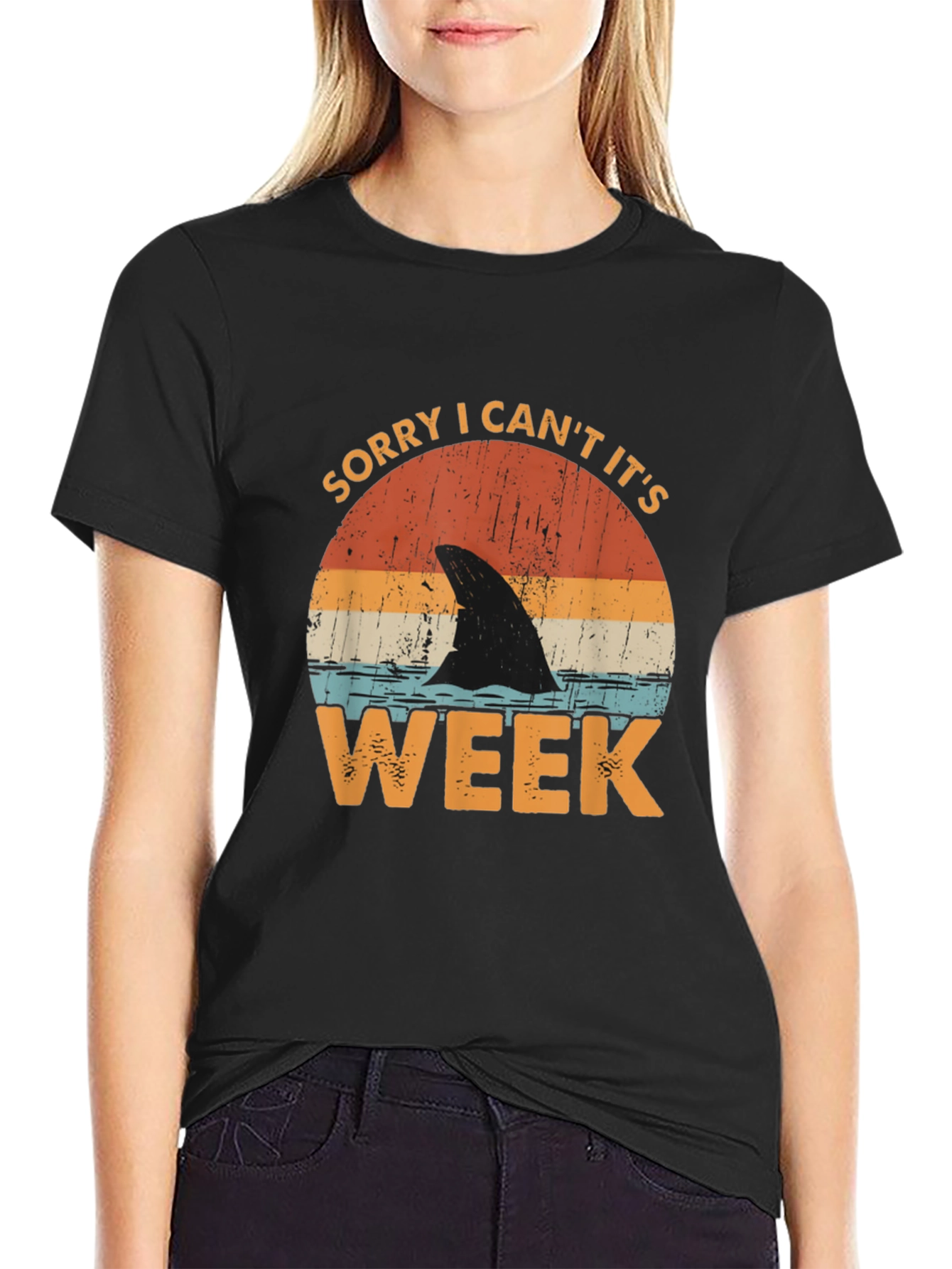 Sorry I Cant Its Shark Week T-Shirt