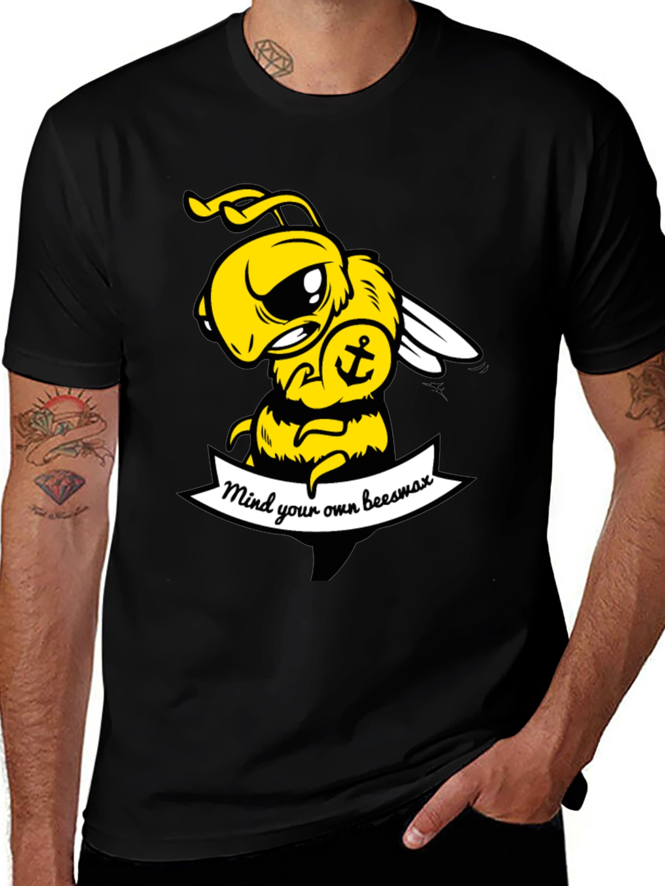 Mind Your Own Beeswax Graphic Tee
